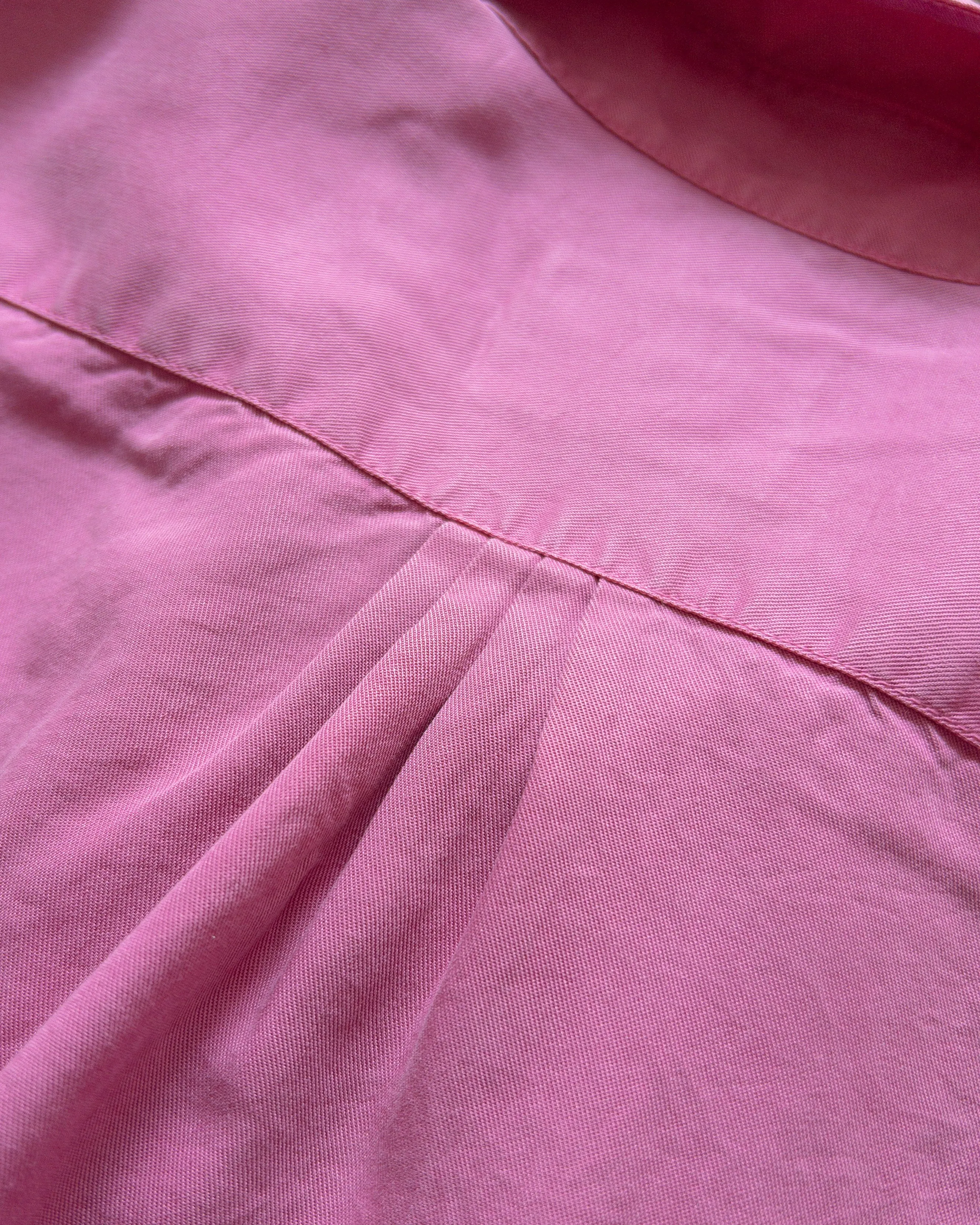 Tencel Gabardine Pearlsnap Shirt - Flamingo sold by Wythe NY product image thumbnail 5