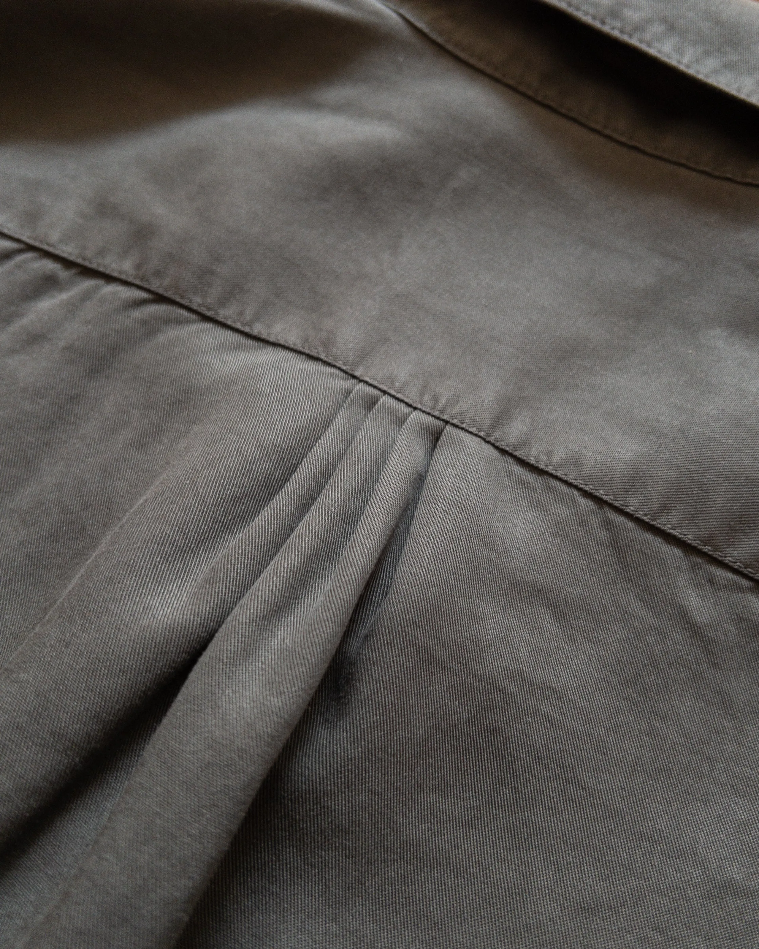 Tencel Gabardine Pearlsnap Shirt - Faded Black sold by Wythe NY product image thumbnail 5