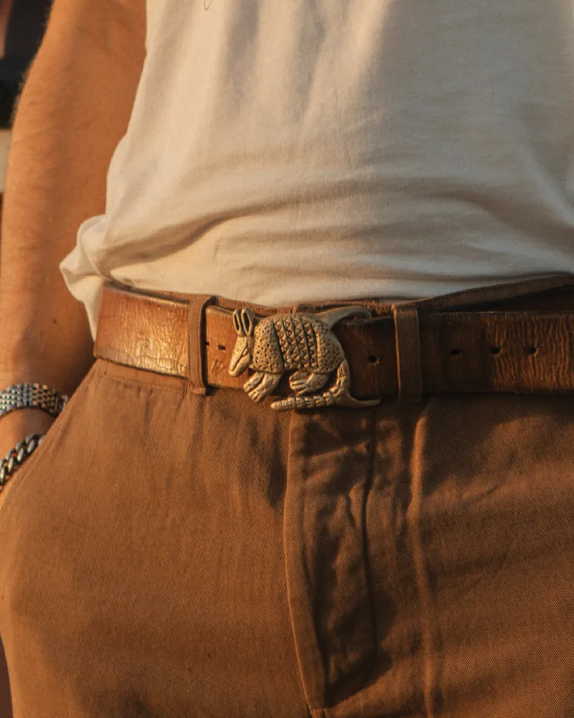 Solid Brass Armadillo Buckle sold by Wythe NY product image thumbnail 2