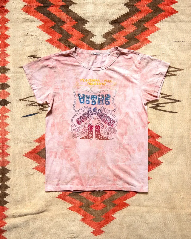 Shibori Tie-Dye Concert T-Shirt - Madder made by Wythe NY