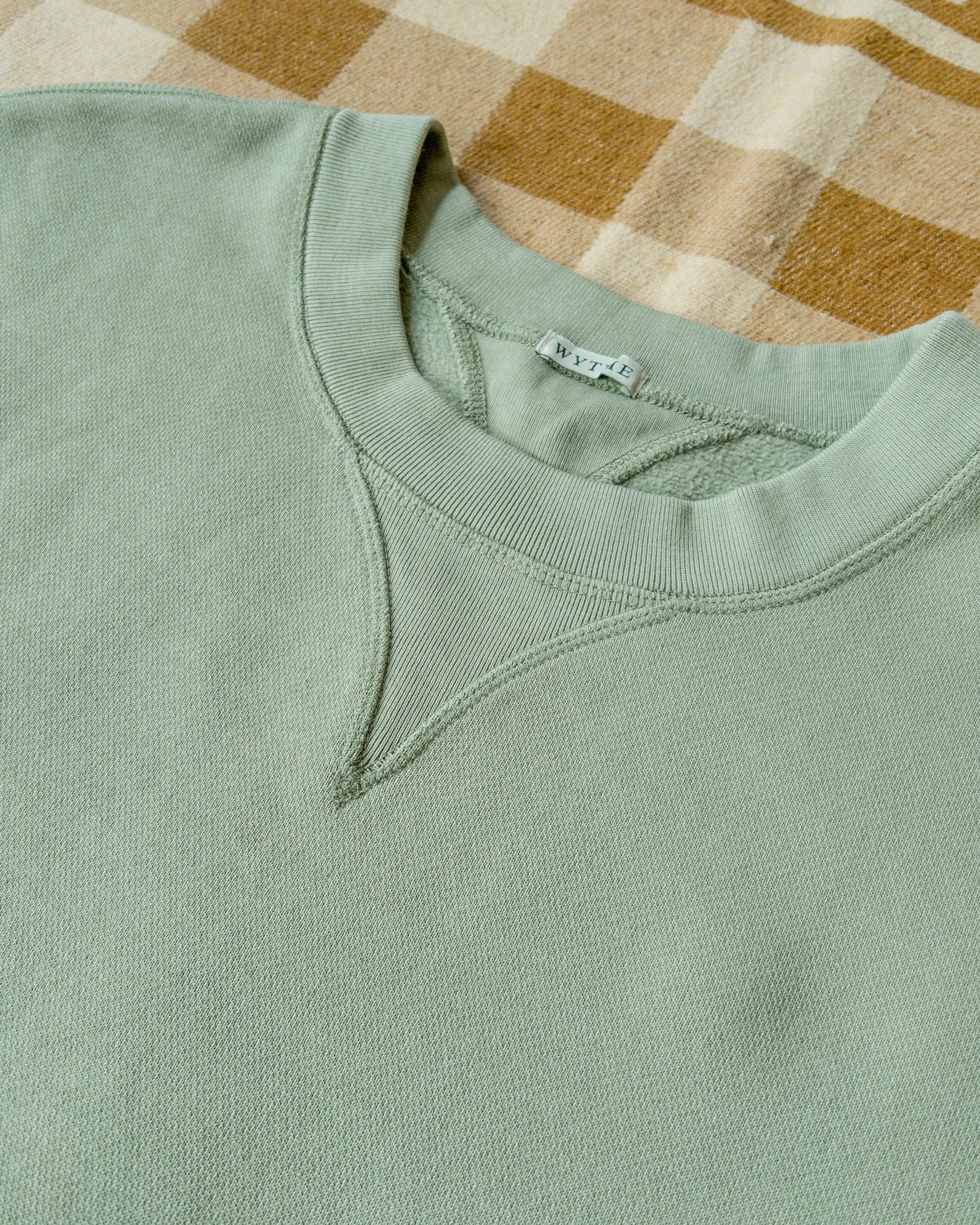 Vintage Fit Crewneck Sweatshirt - Faded Olive sold by Wythe NY product image thumbnail 2