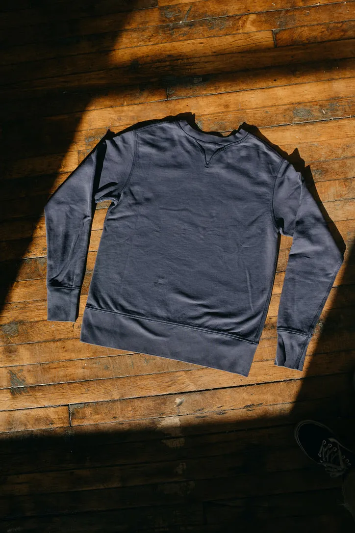 Vintage Fit Crewneck Sweatshirt - Faded Navy sold by Wythe NY product image thumbnail 2