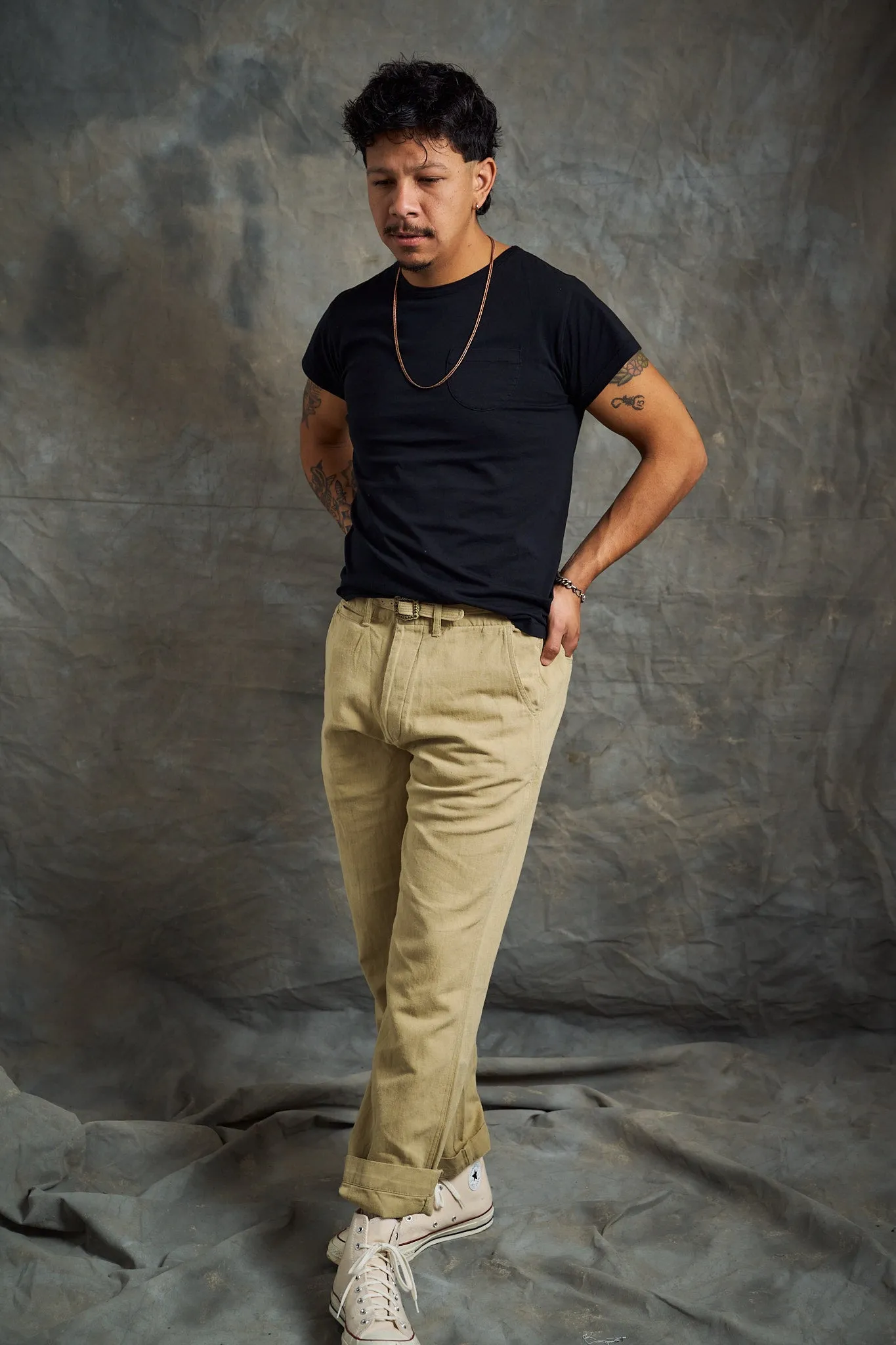 Tubular Pocket Tee Shirt - Deep Black sold by Wythe NY product image thumbnail 2