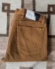 Bedford Cord Five Pocket Pants - Bay Brown - USA sold by Wythe NY