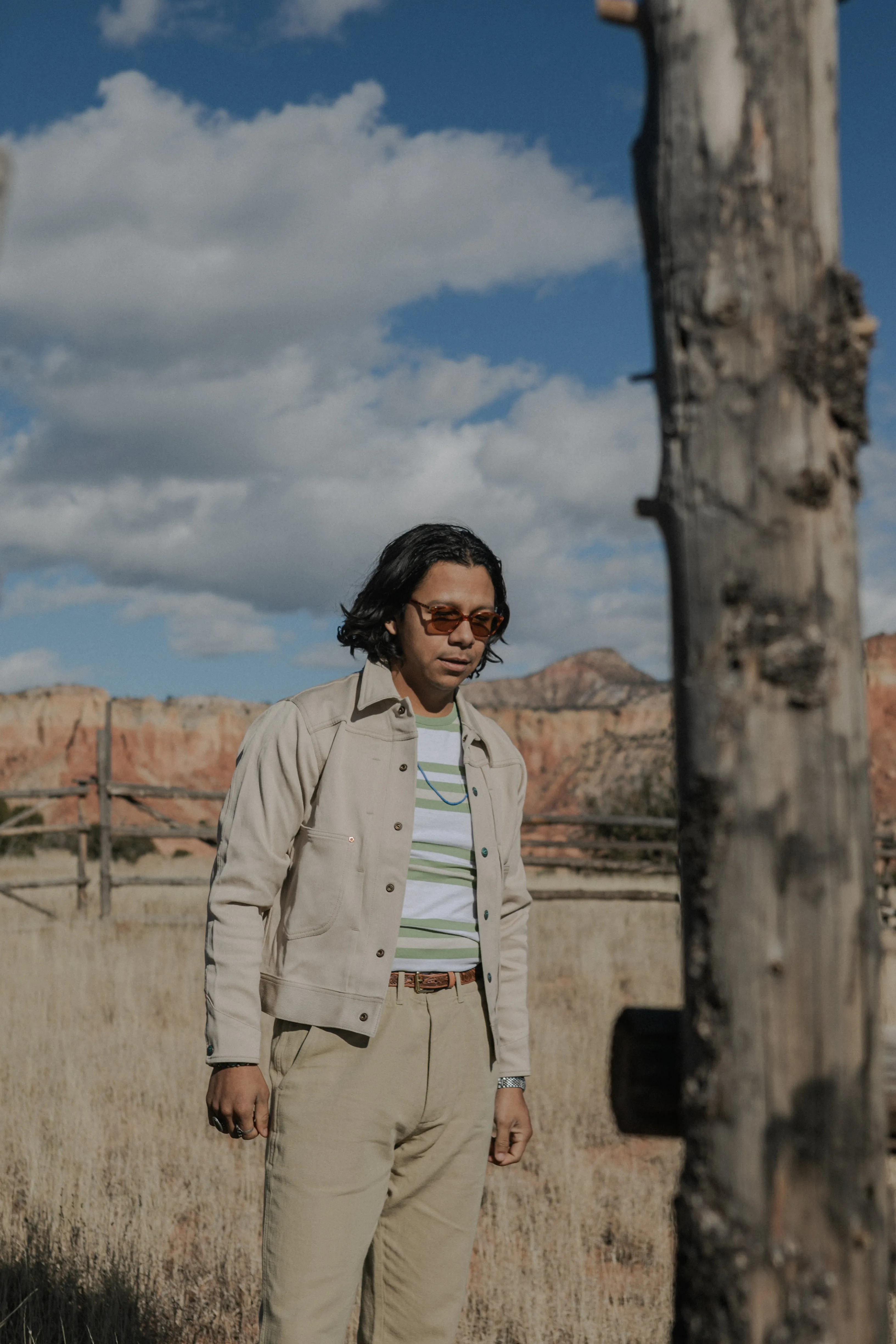 Bedford Cord Ranch Jacket - Off White - USA sold by Wythe NY product image thumbnail 2