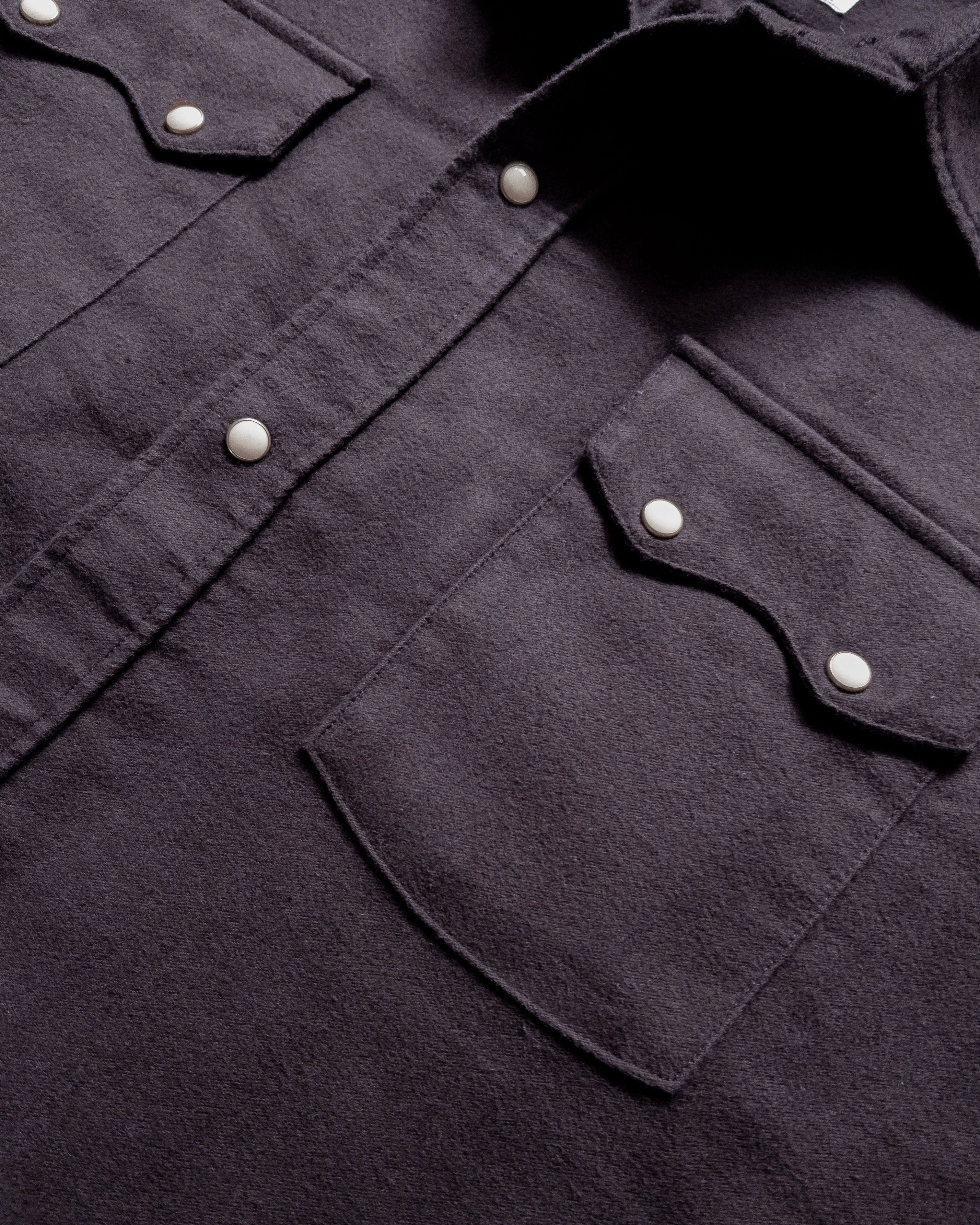 Moleskin Pearlsnap Shirt - Night Sky sold by Wythe NY product image thumbnail 2