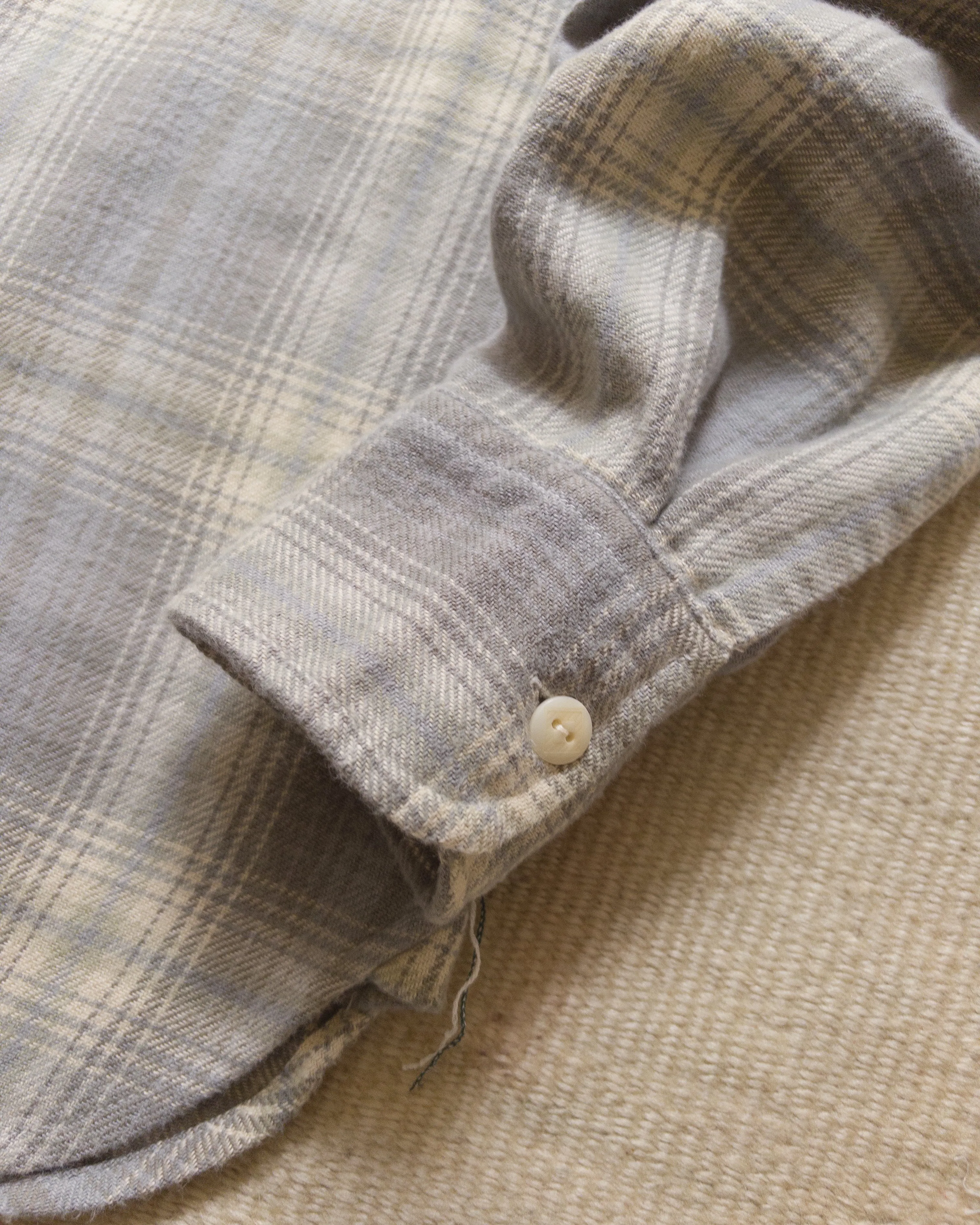 Washed Flannel Workshirt - Late Frost sold by Wythe NY product image thumbnail 4