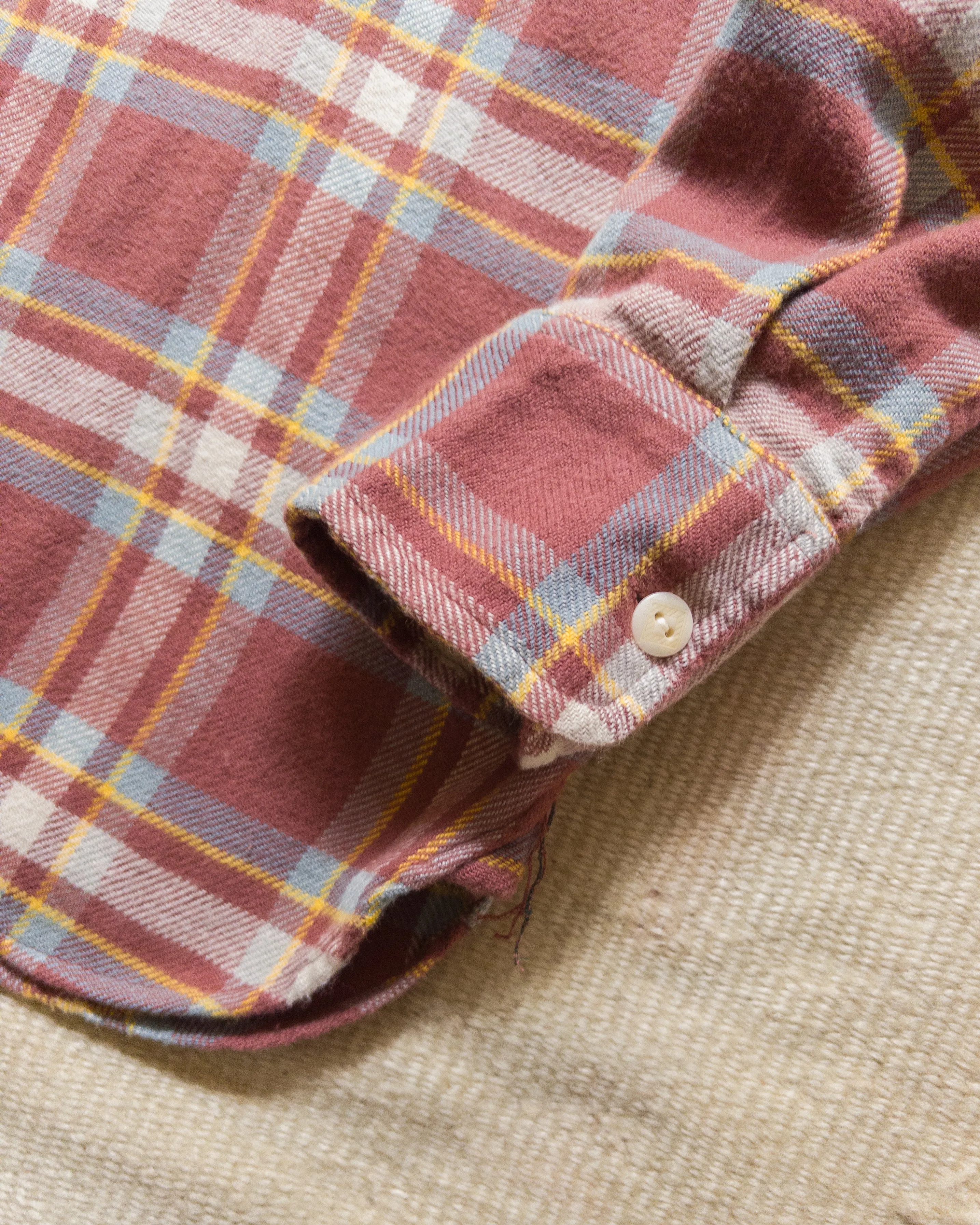 Washed Flannel Workshirt - Autumn Rust sold by Wythe NY product image thumbnail 4
