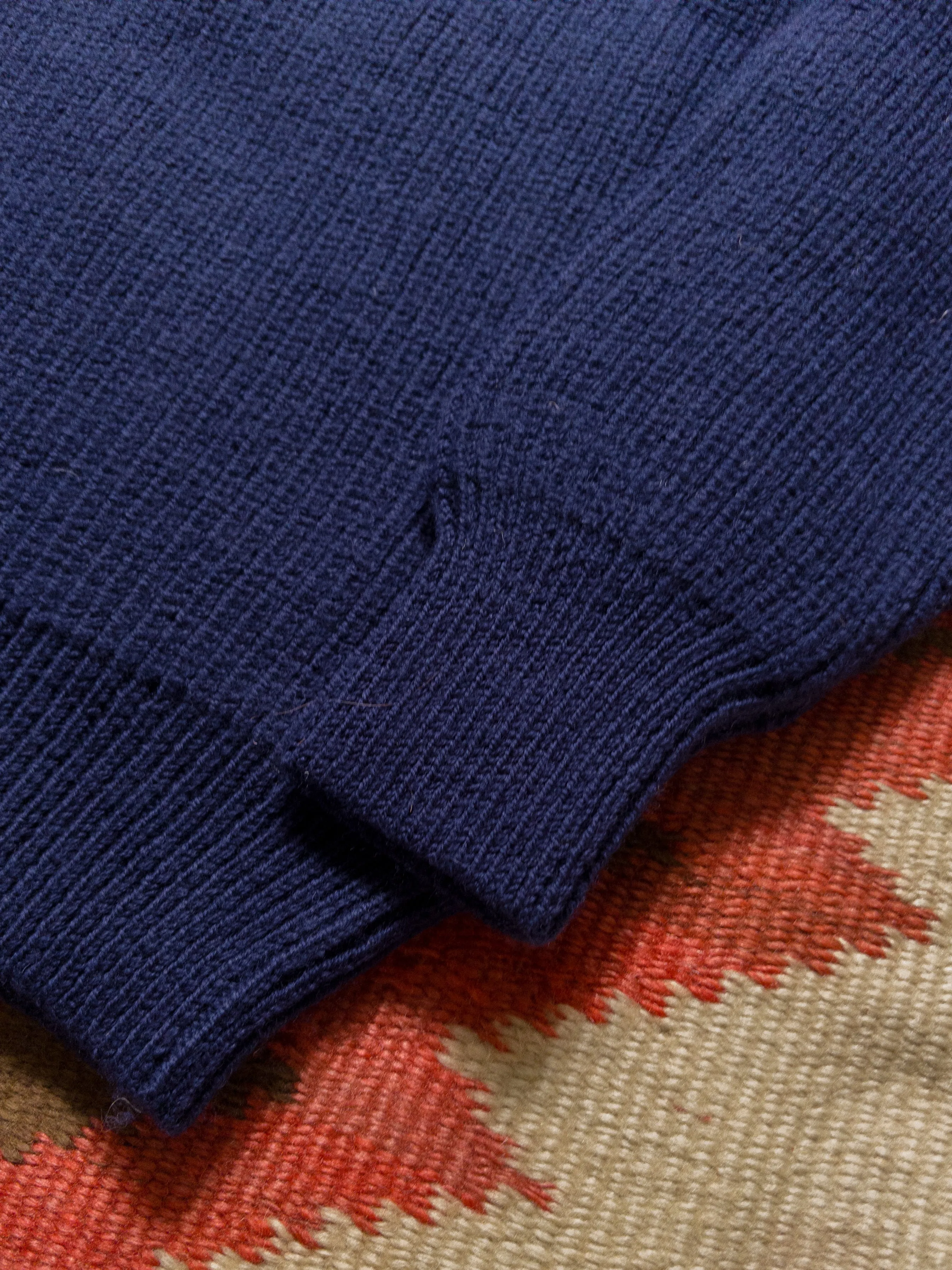 Highland Shakerknit Sweater - Navy sold by Wythe NY product image thumbnail 4