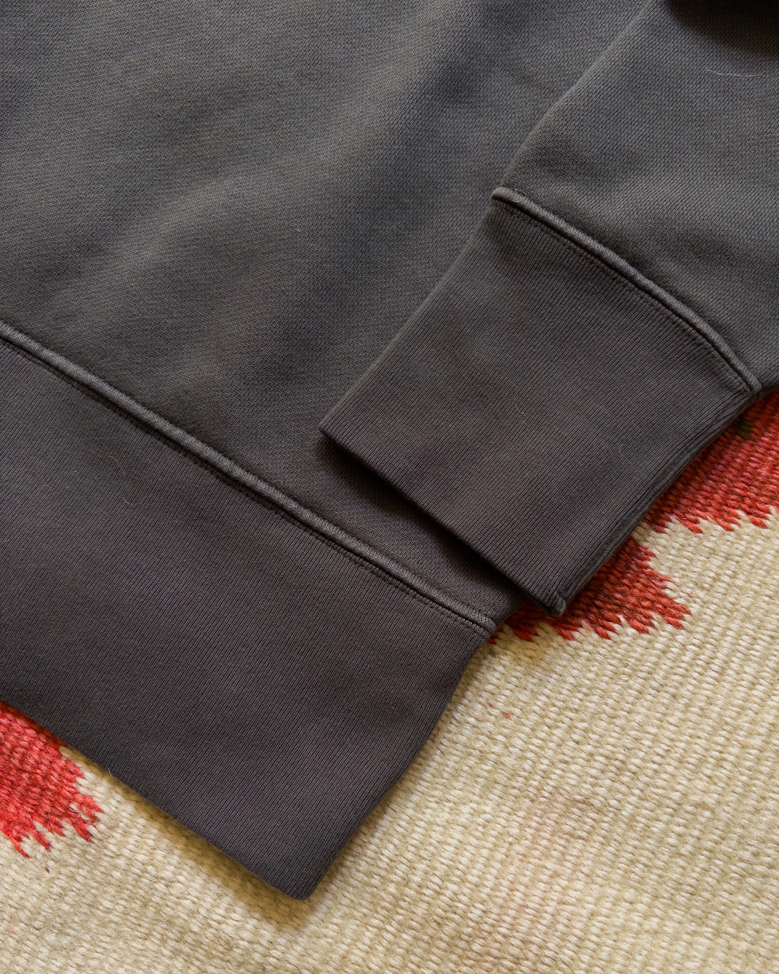 Armadillo Crewneck Sweatshirt - Faded Black sold by Wythe NY product image thumbnail 2