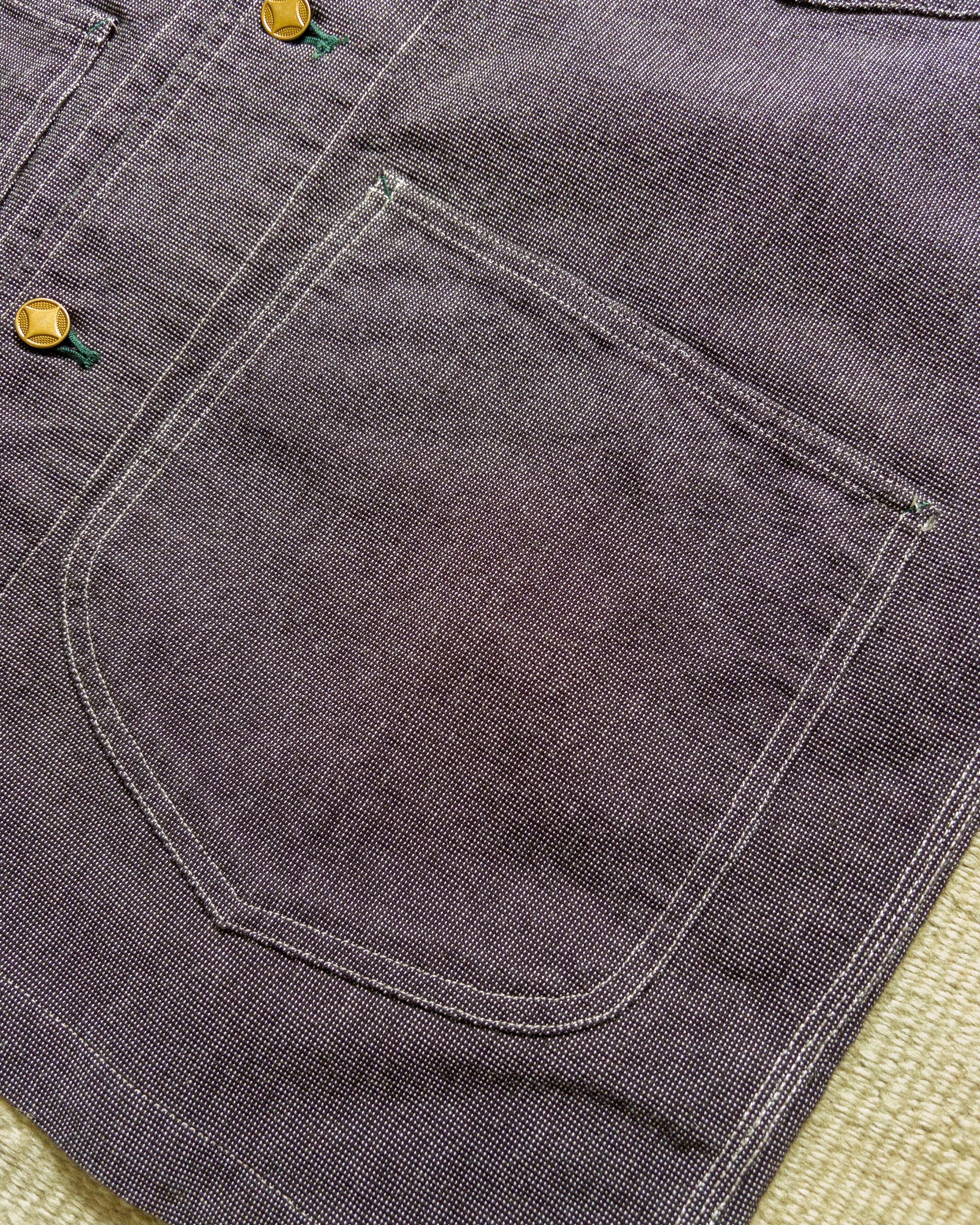 Heavyweight Pinpoint Canvas Barn Jacket - Night Sky sold by Wythe NY product image thumbnail 5