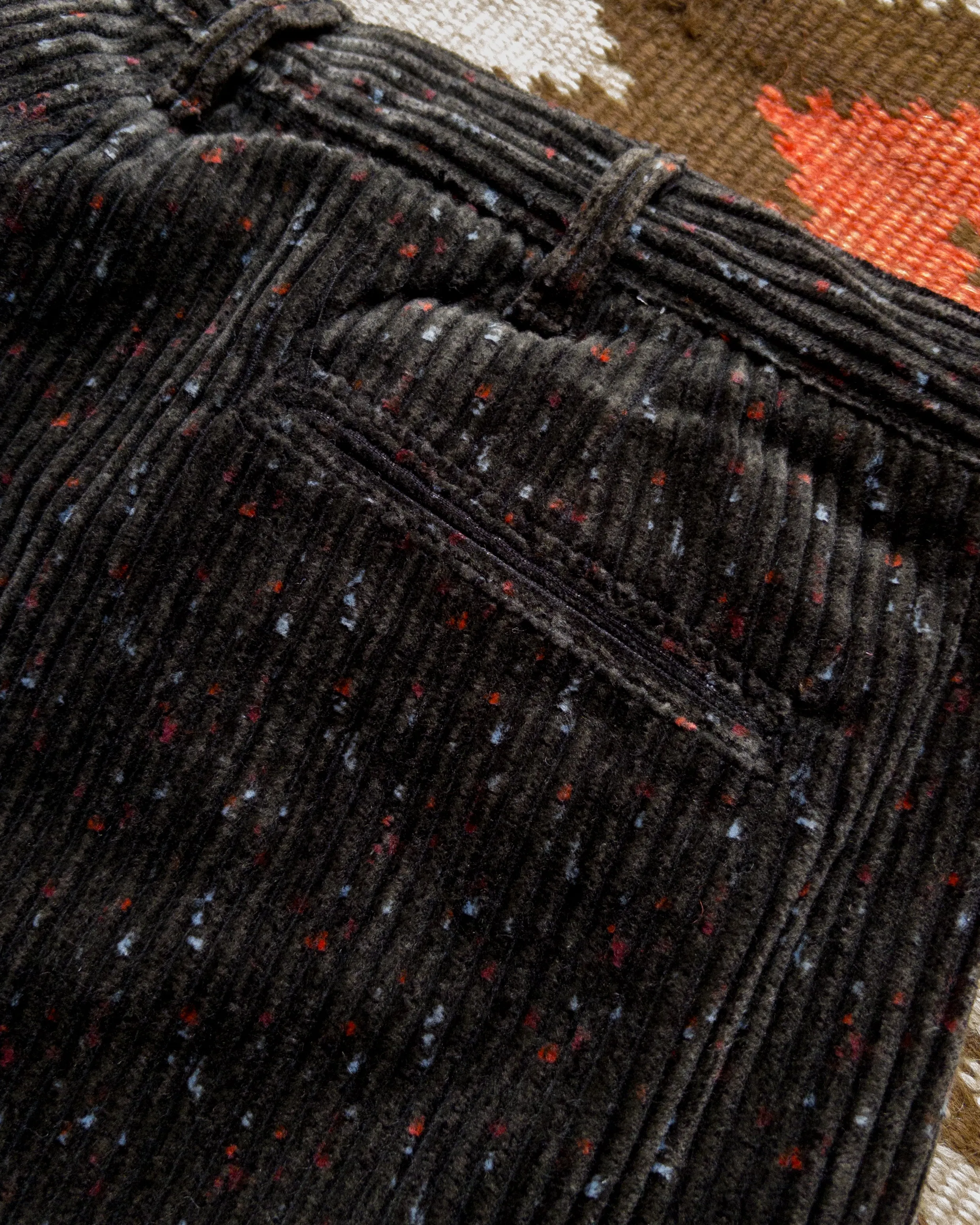 Donegal Corduroy Pleated Chino - Night Sky sold by Wythe NY product image thumbnail 4