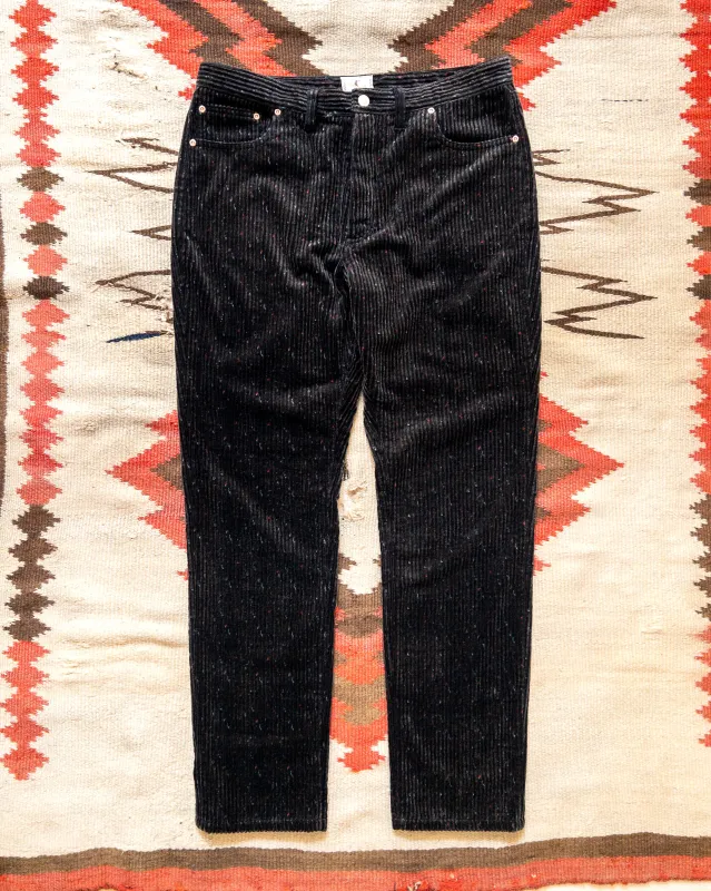 Donegal Corduroy Five Pocket Pants - Night Sky sold by Wythe NY