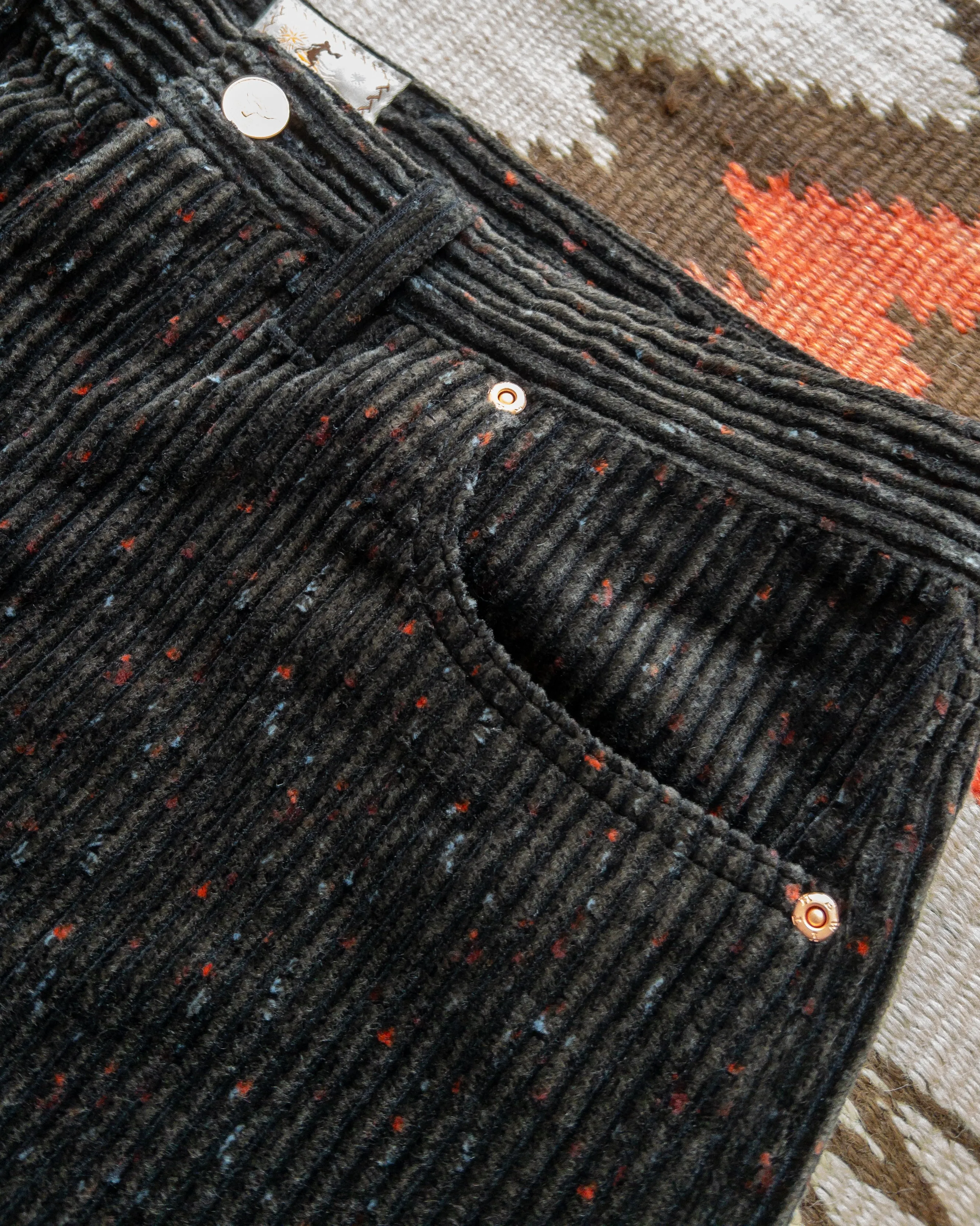 Donegal Corduroy Five Pocket Pants - Night Sky sold by Wythe NY product image thumbnail 3