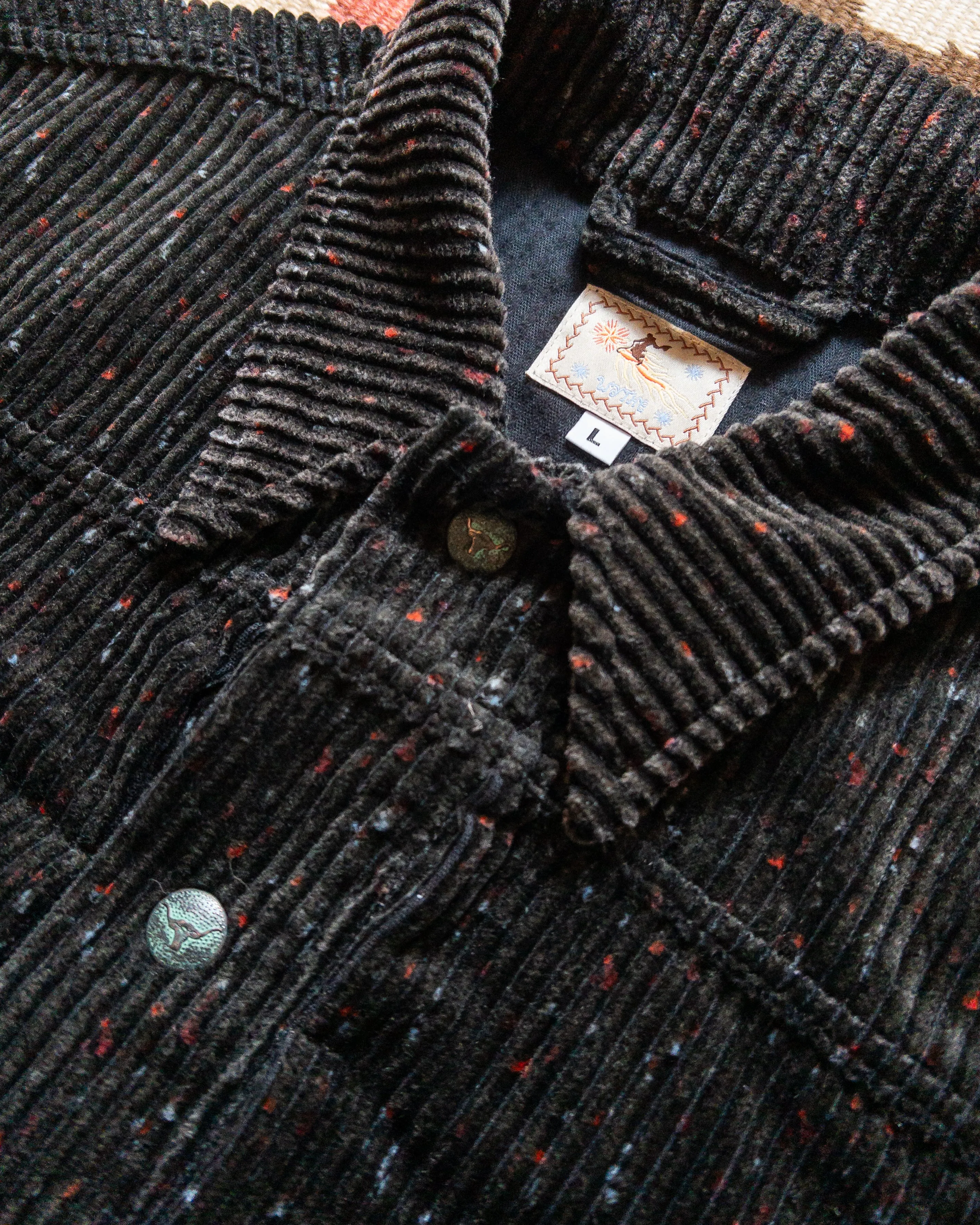 Donegal Corduroy Ranch Jacket - Night Sky sold by Wythe NY product image thumbnail 4