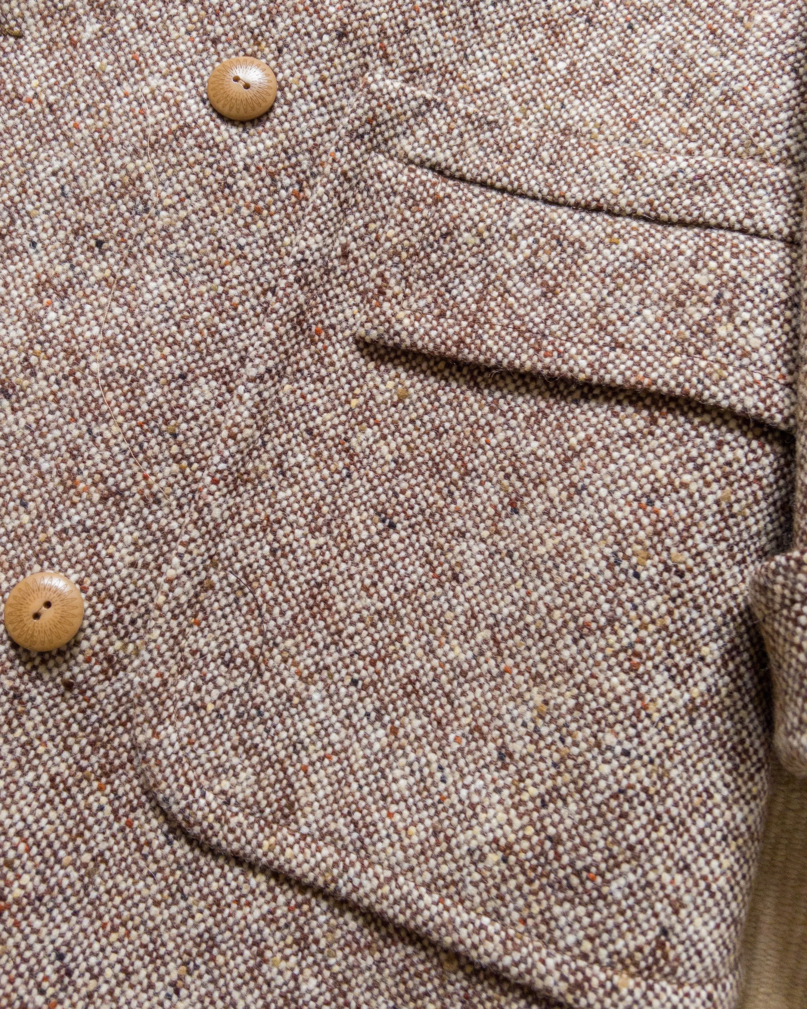 Polo Coat - Malted Barley Slub Donegal sold by Wythe NY product image thumbnail 3