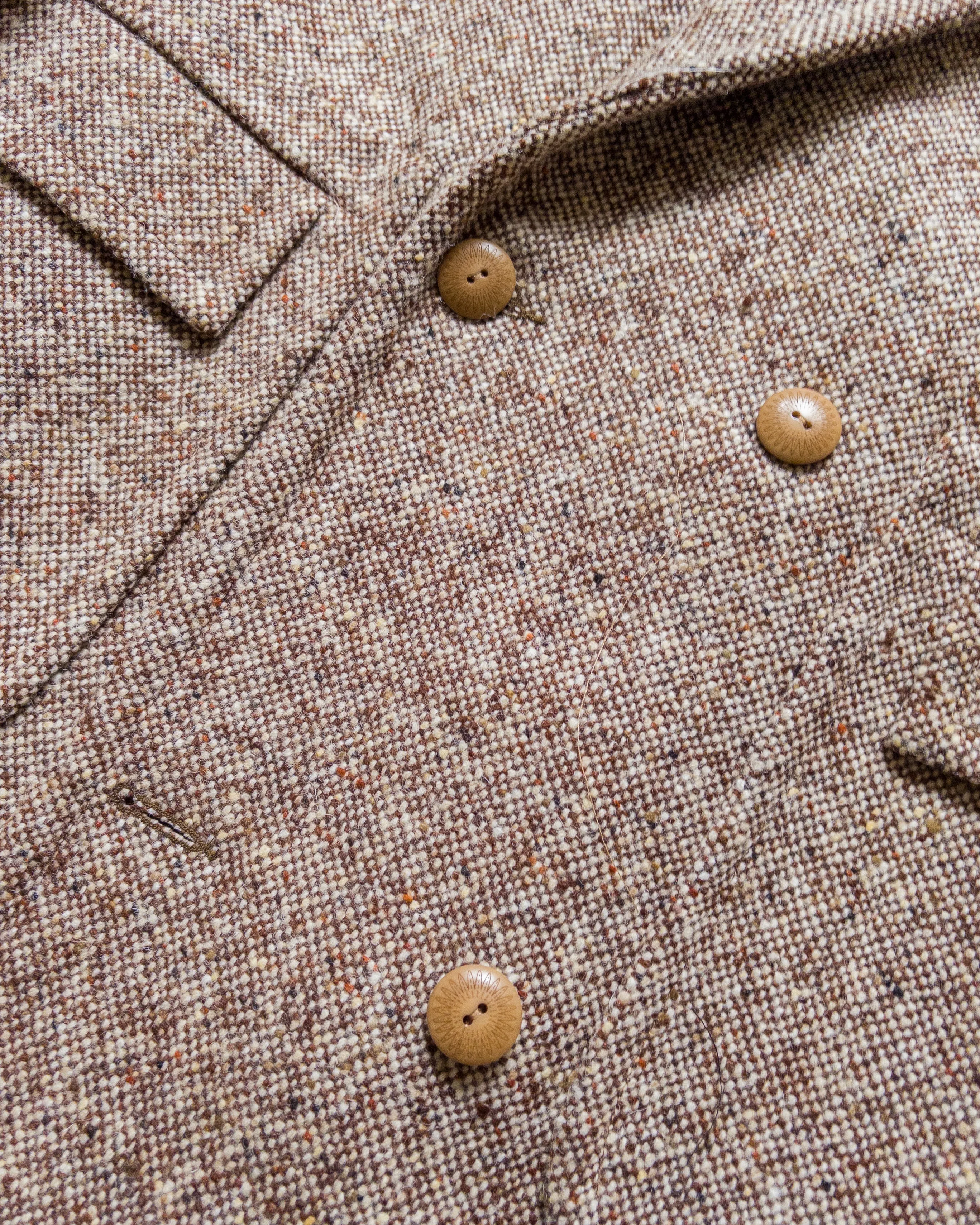 Polo Coat - Malted Barley Slub Donegal sold by Wythe NY product image thumbnail 2