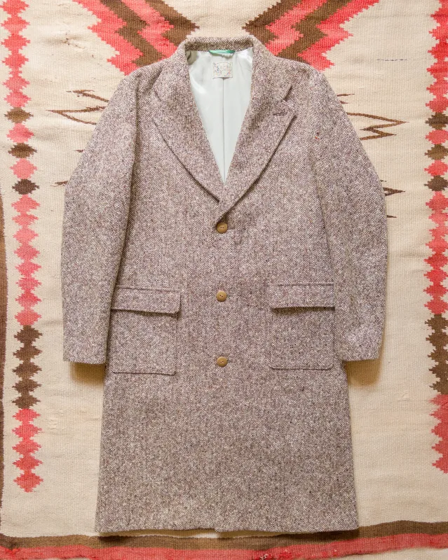 Western Topcoat - Malted Barley Slub Donegal sold by Wythe NY