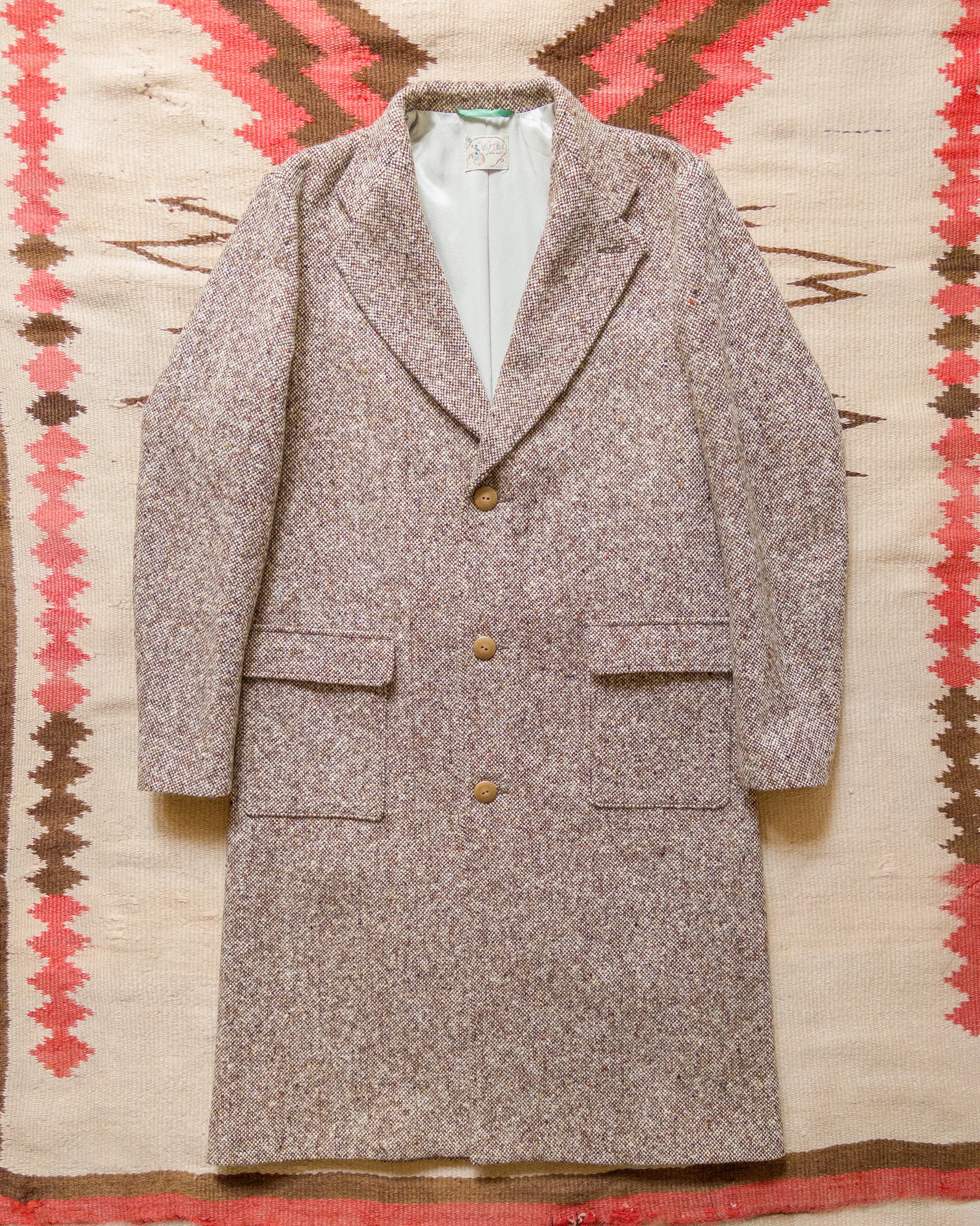 Western Topcoat - Malted Barley Slub Donegal sold by Wythe NY