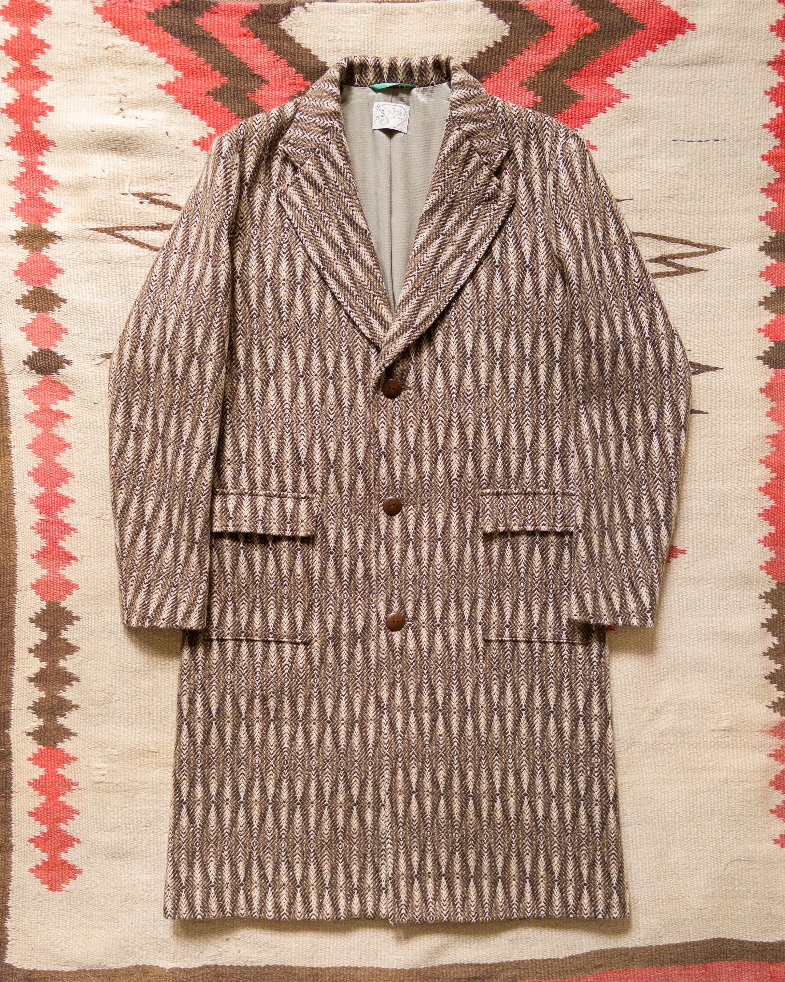 Western Topcoat - Diamond Ombre Tweed sold by Wythe NY