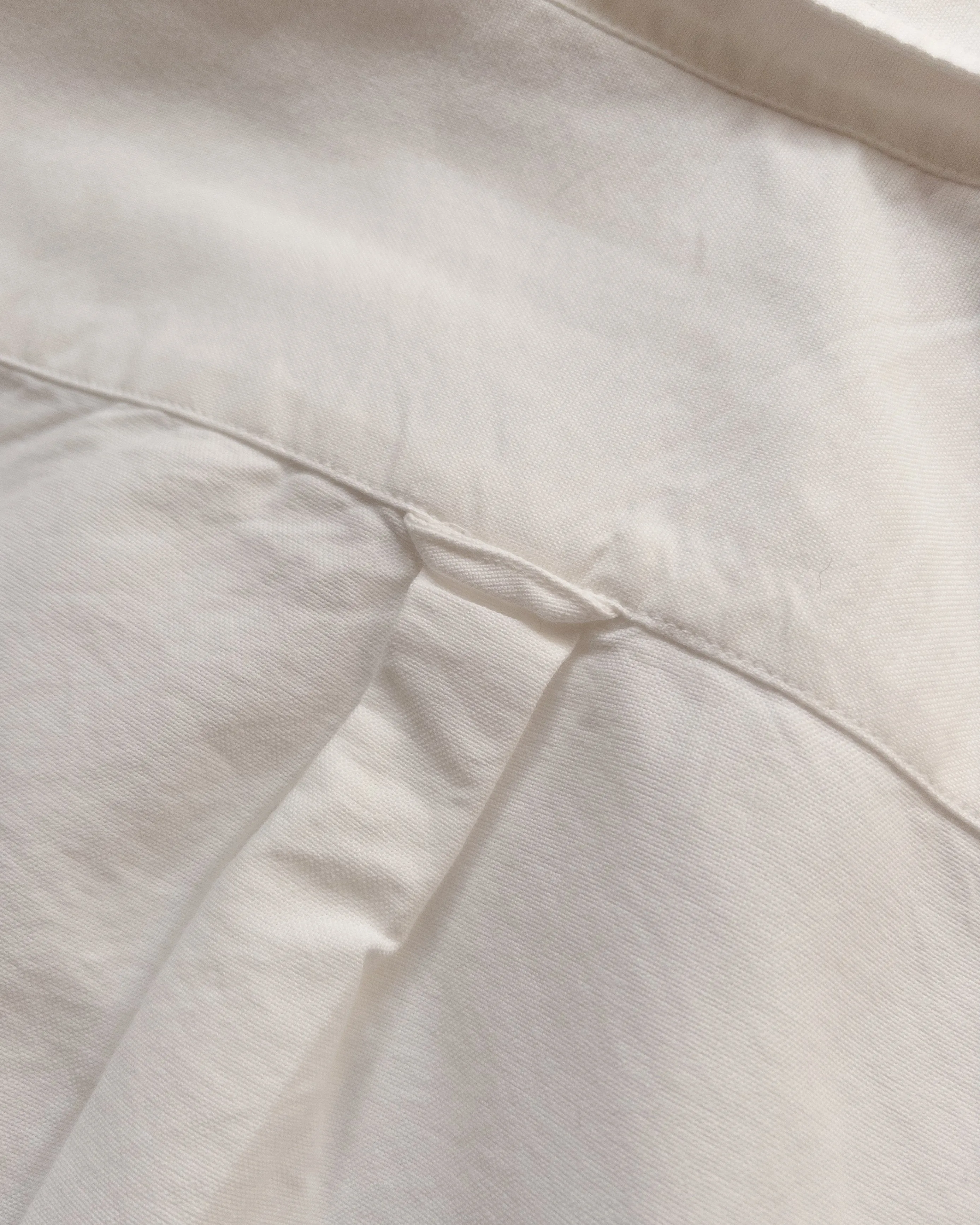 Oxford Cloth Button Down Popover - Classic White sold by Wythe NY product image thumbnail 4