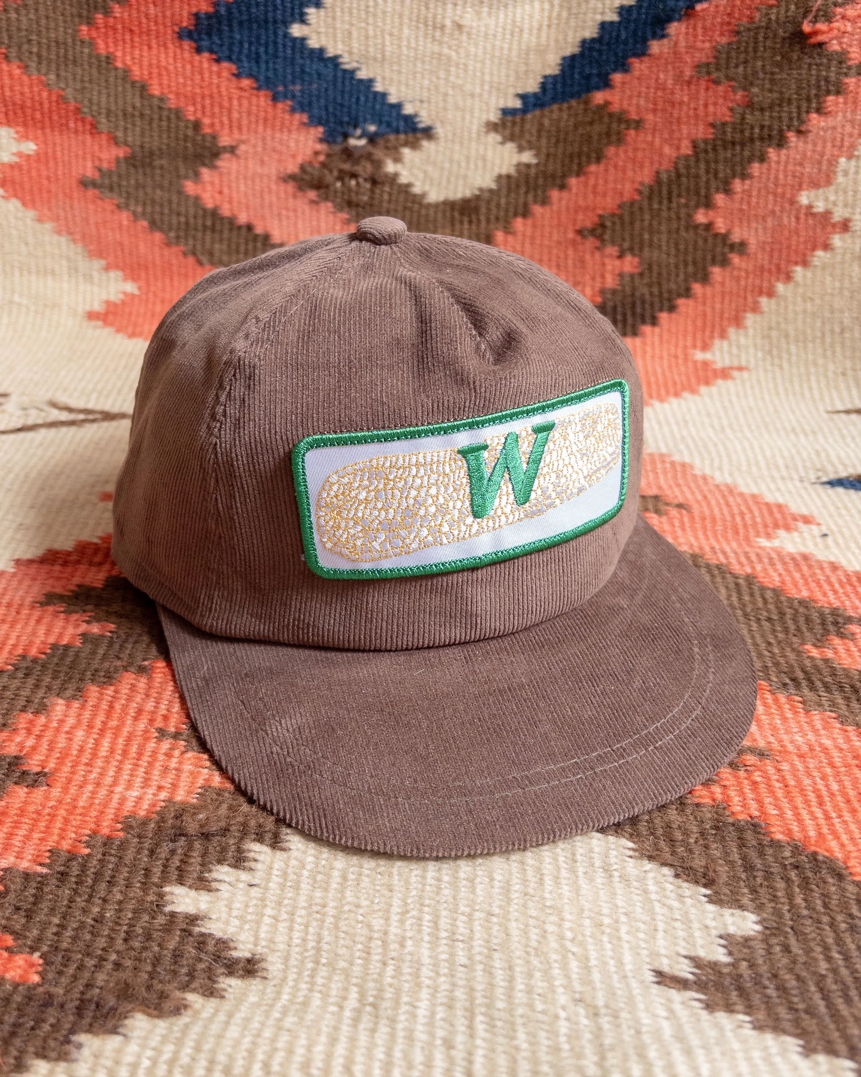 Corduroy Corncob Hat - Brown sold by Wythe NY