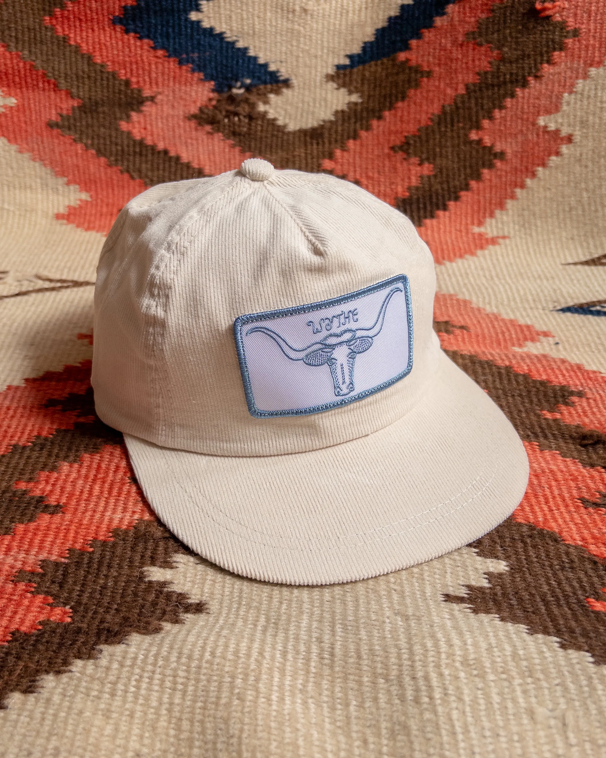 Corduroy Steerhead Hat - Cream sold by Wythe NY