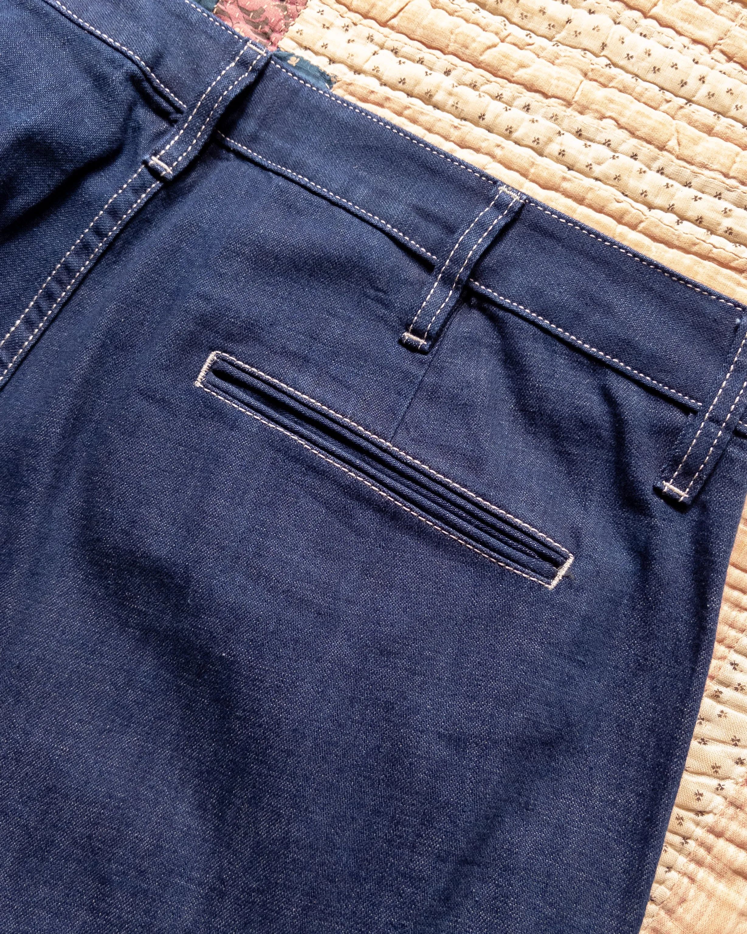 Denim Chino - Rinsed Indigo sold by Wythe NY product image thumbnail 3