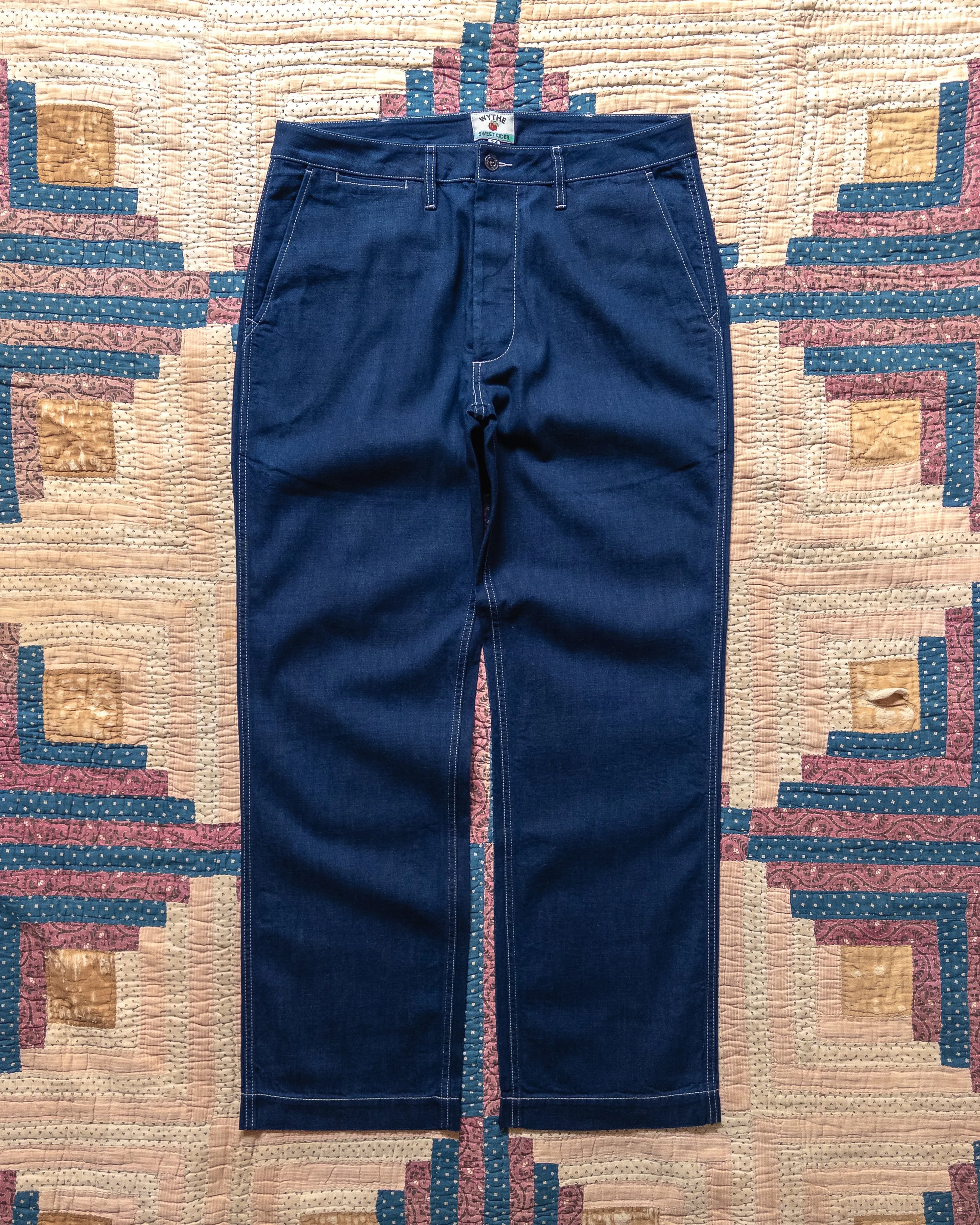 Denim Chino - Rinsed Indigo sold by Wythe NY