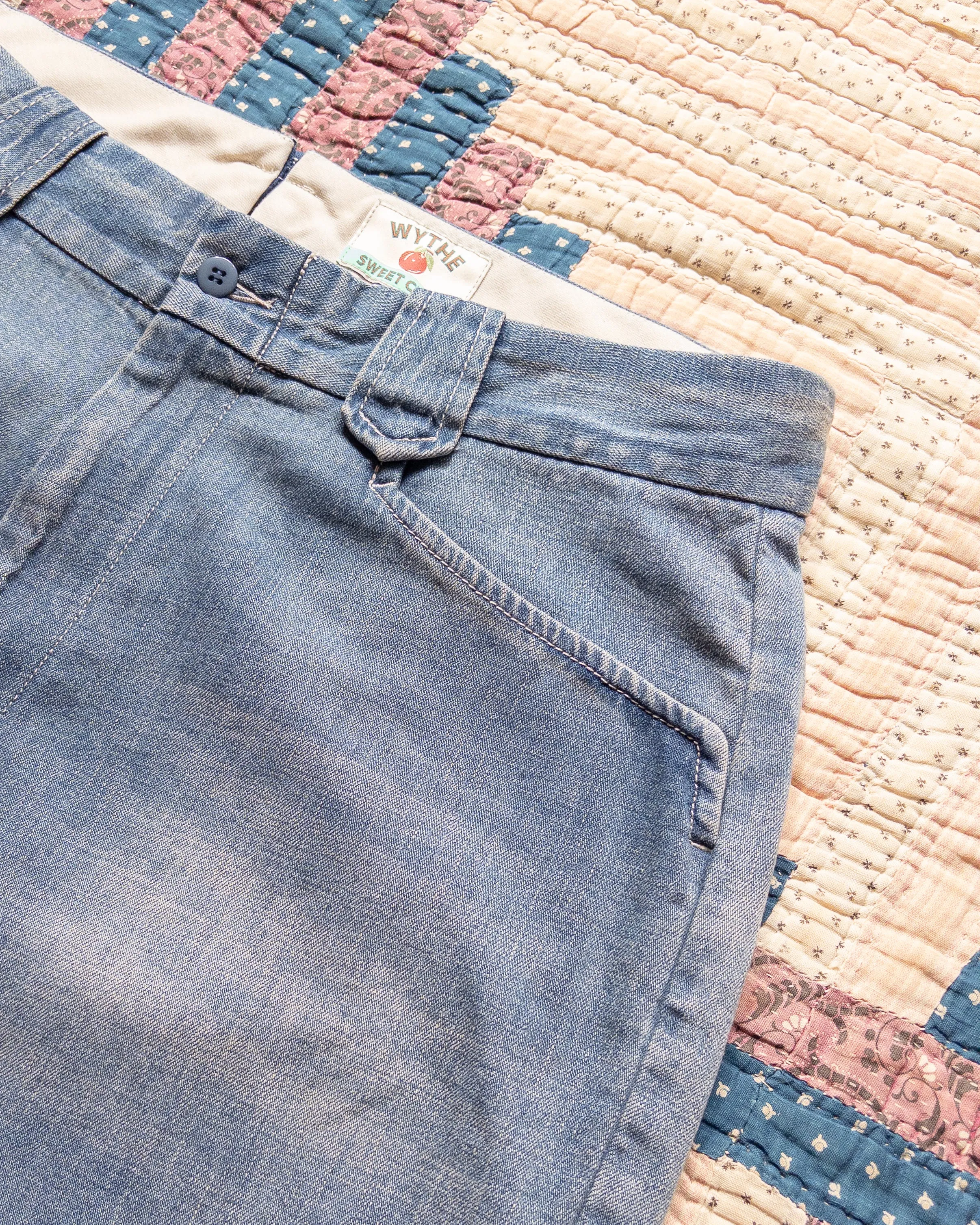 Denim Western Pant - Washed Indigo sold by Wythe NY product image thumbnail 2