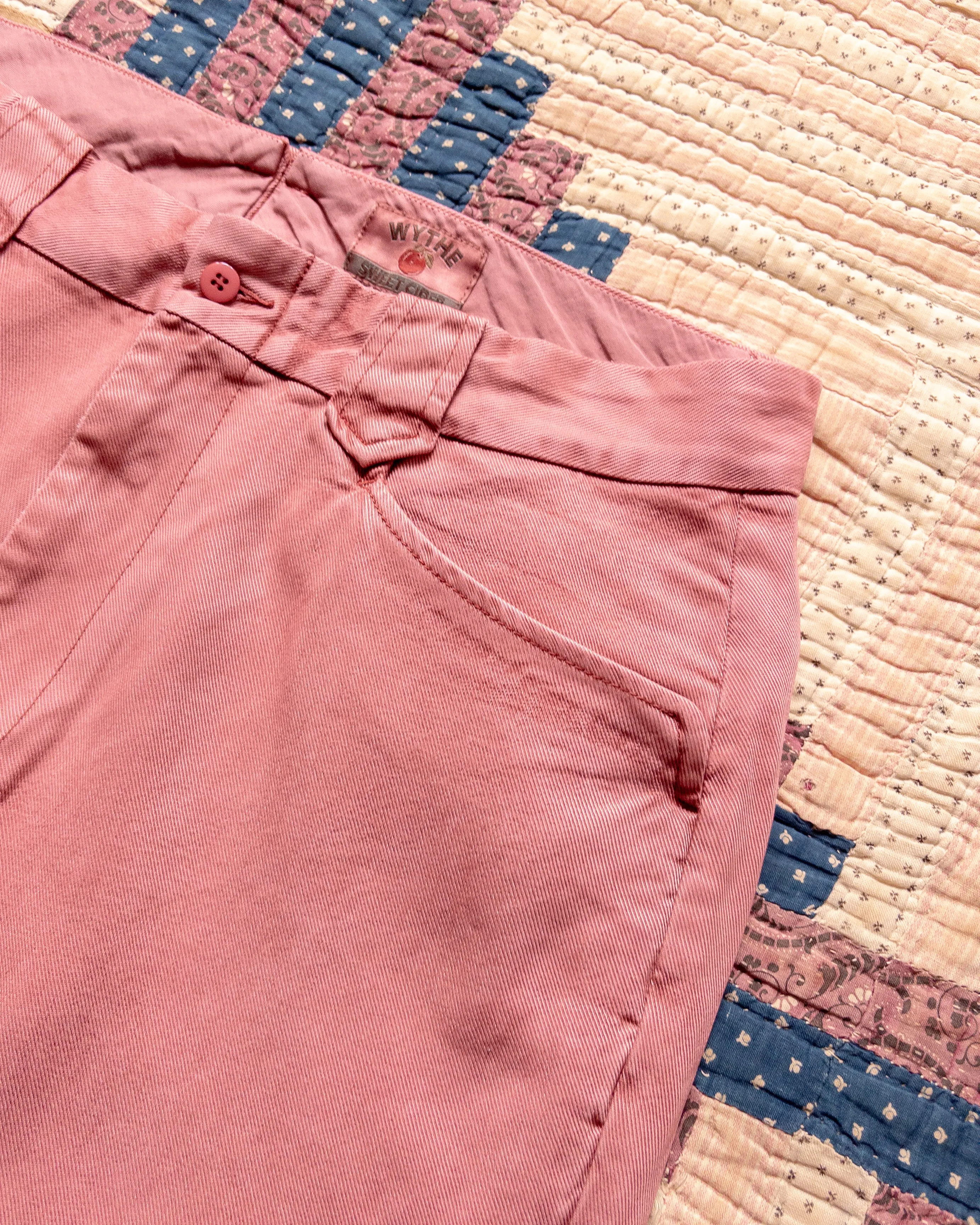 Tencel Gabardine Western Pant - Poppy Red sold by Wythe NY product image thumbnail 2