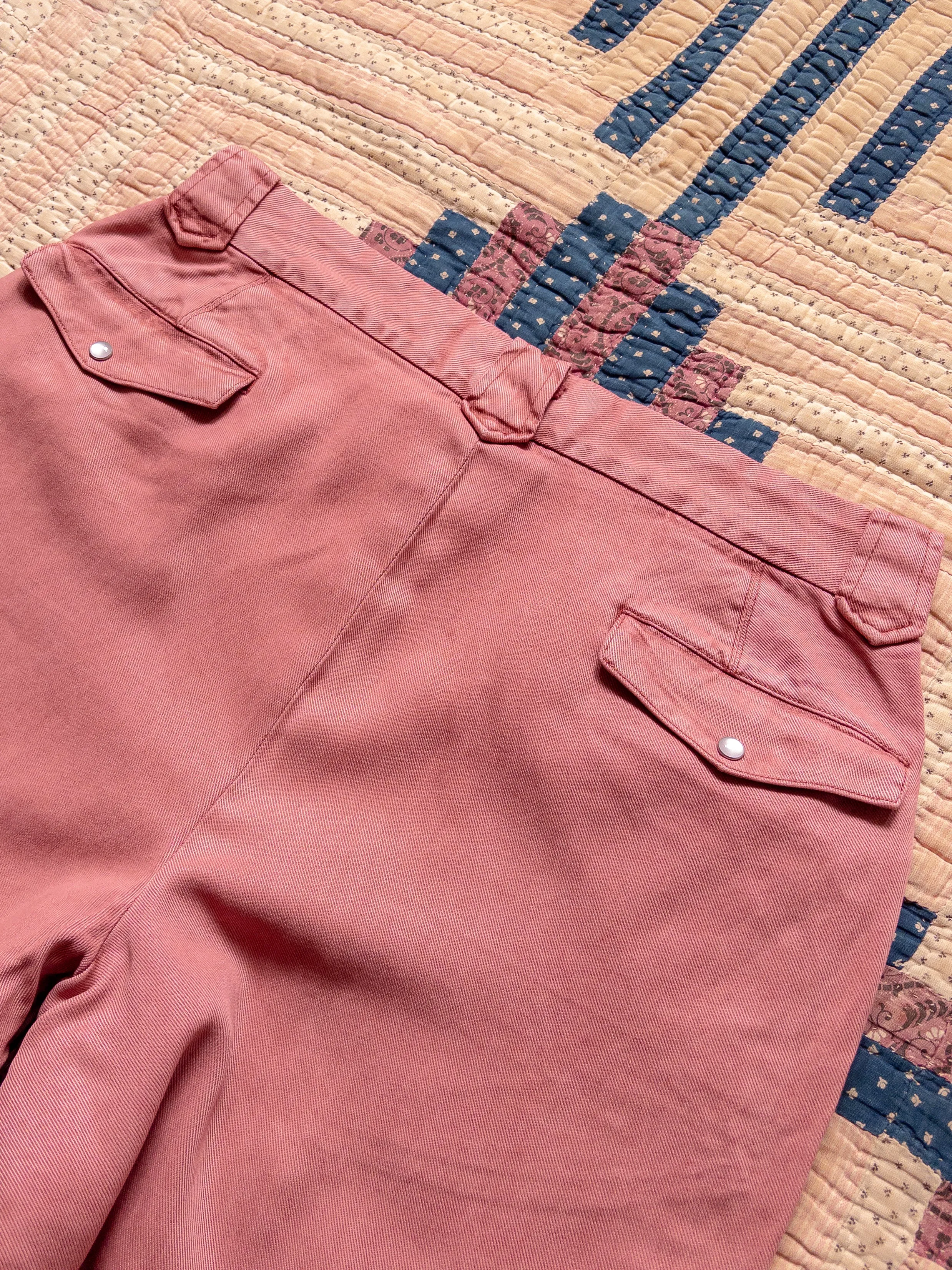 Tencel Gabardine Western Pant - Poppy Red sold by Wythe NY product image thumbnail 3