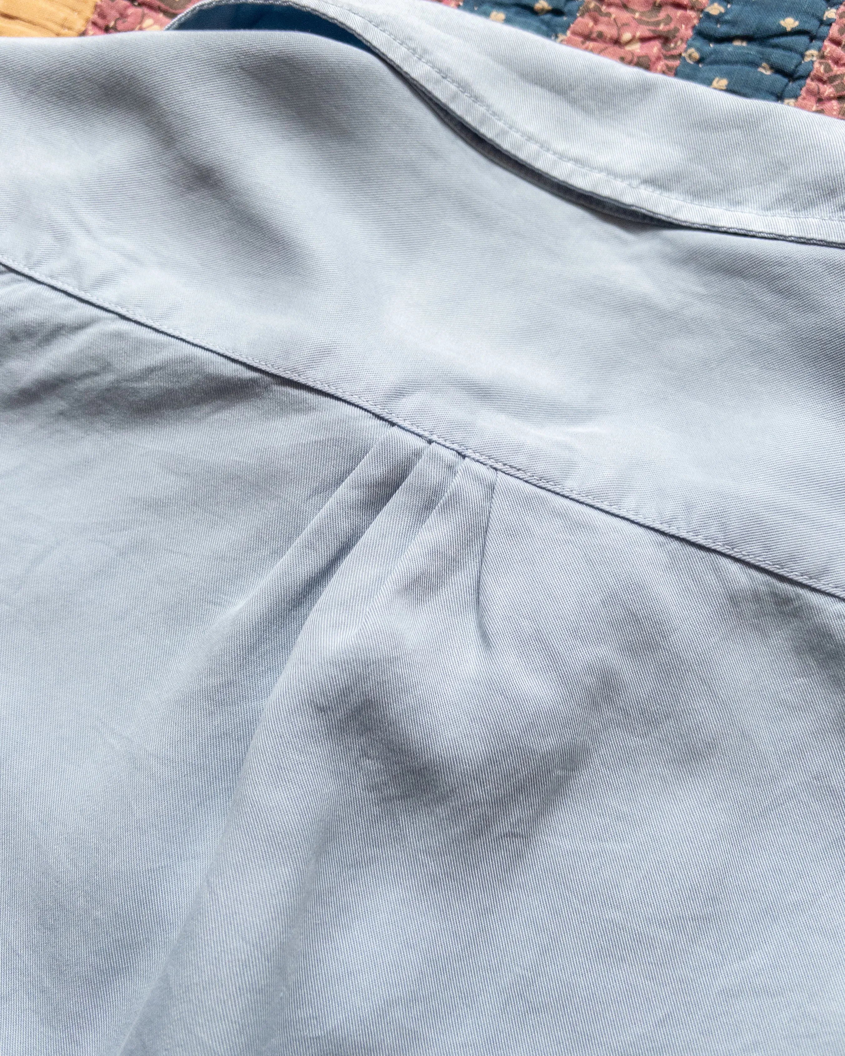 Tencel Gabardine Patio Shirt - Faded Bench Blue sold by Wythe NY product image thumbnail 5