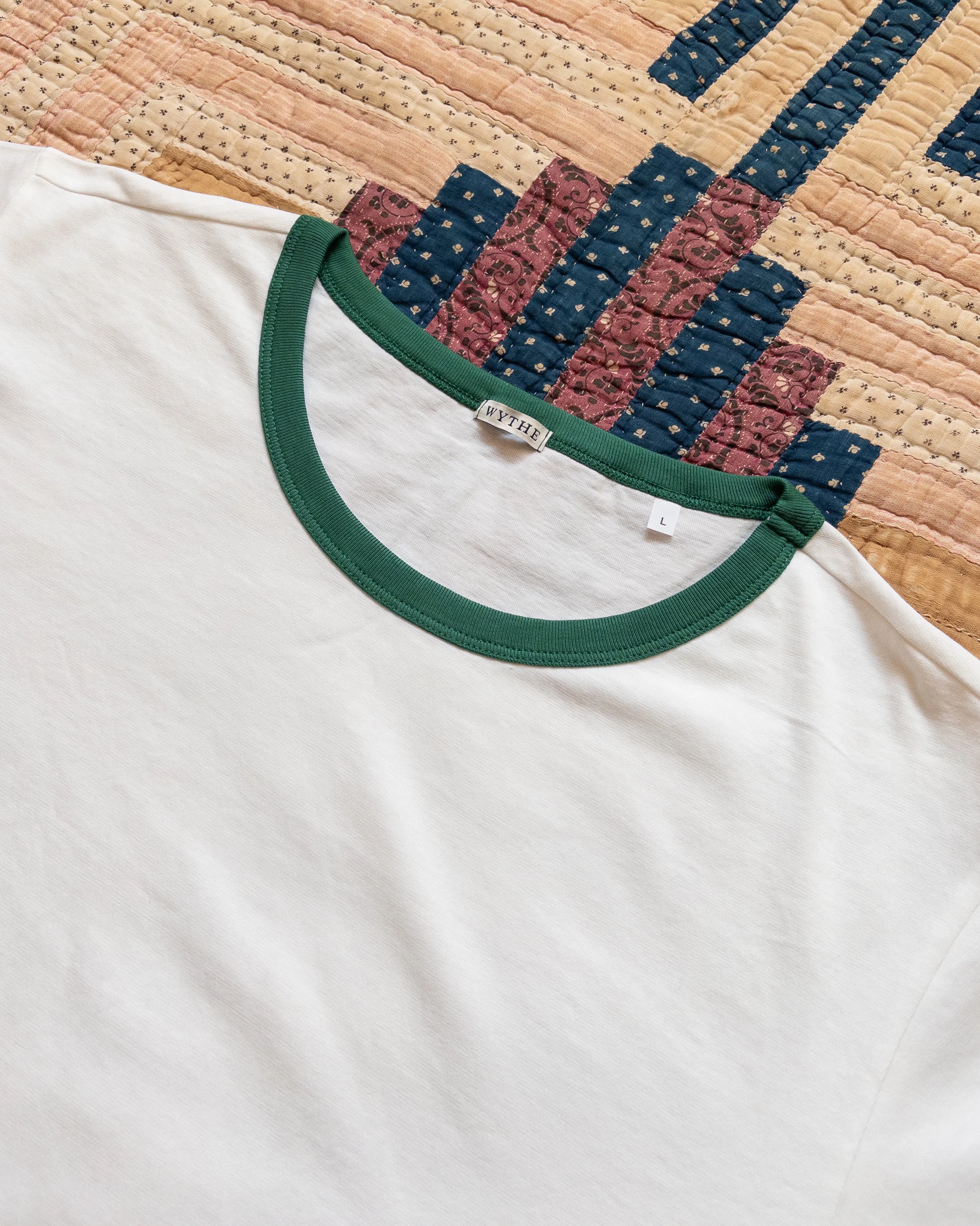 Tubular Ringer T-Shirt - Evergreen sold by Wythe NY product image thumbnail 2
