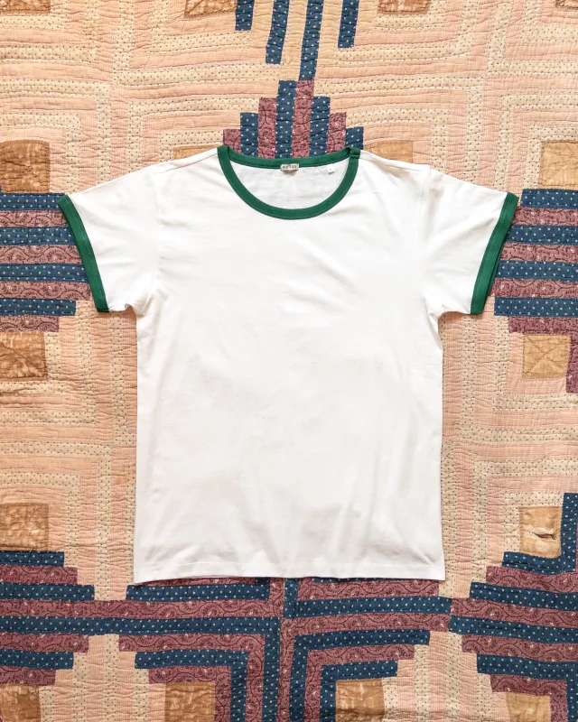 Tubular Ringer T-Shirt - Evergreen made by Wythe NY