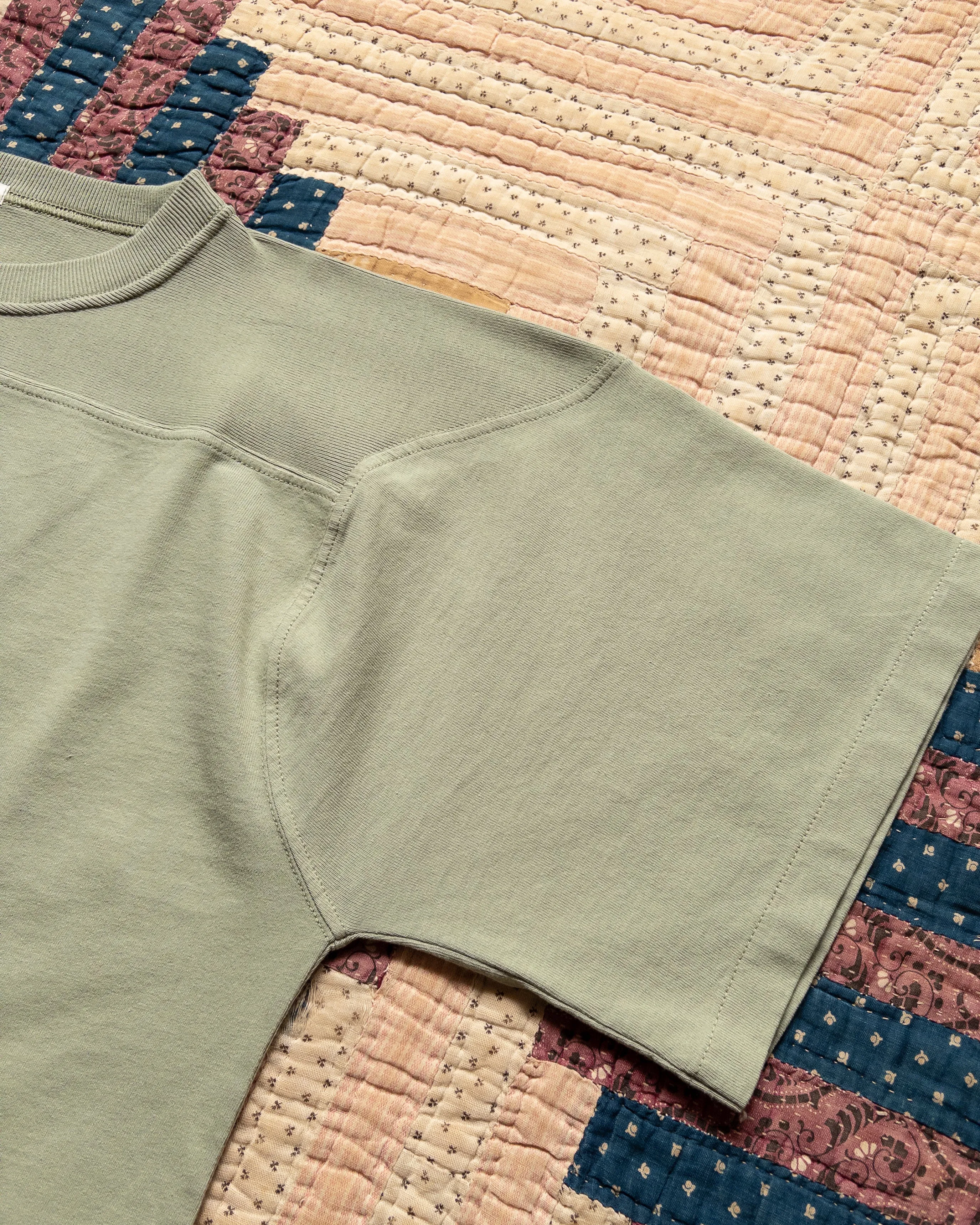 Football T-Shirt - Faded Olive sold by Wythe NY product image thumbnail 2