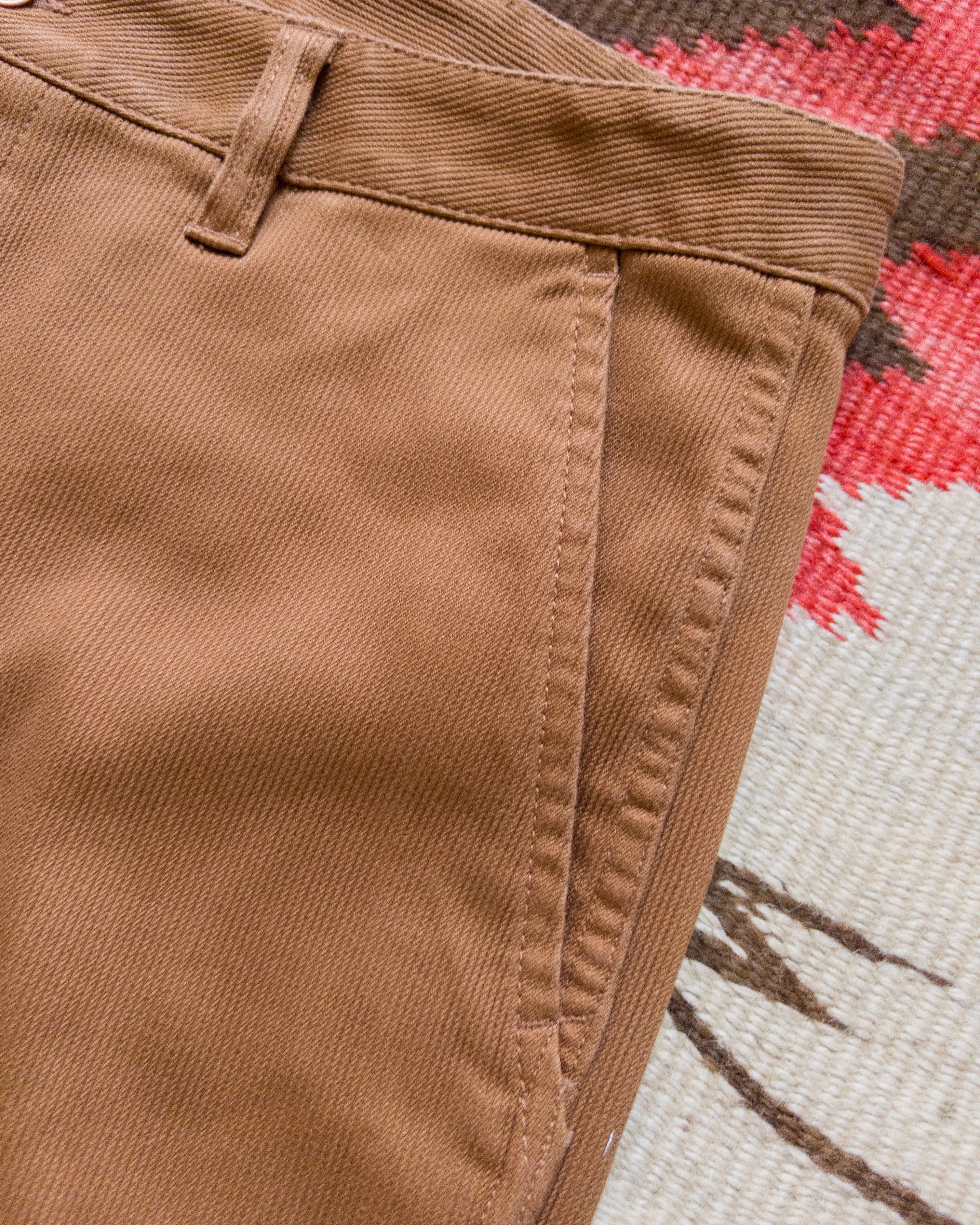 Bedford Cord Flat Front Chino - Bay Brown sold by Wythe NY product image thumbnail 2