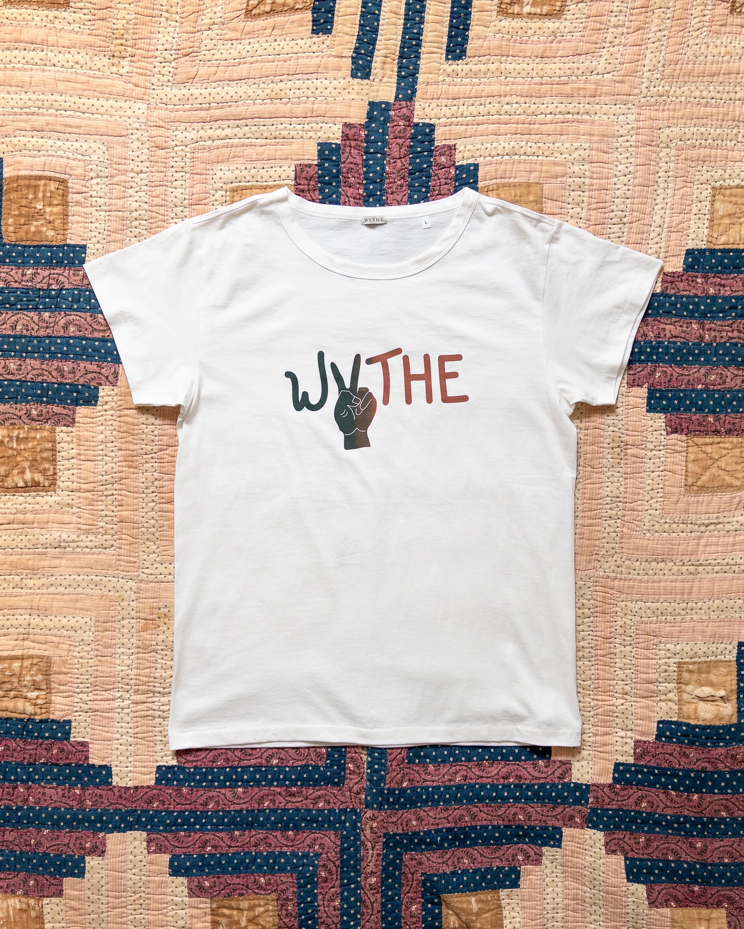 Watermelon Peace Print Tubular T-Shirt sold by Wythe NY