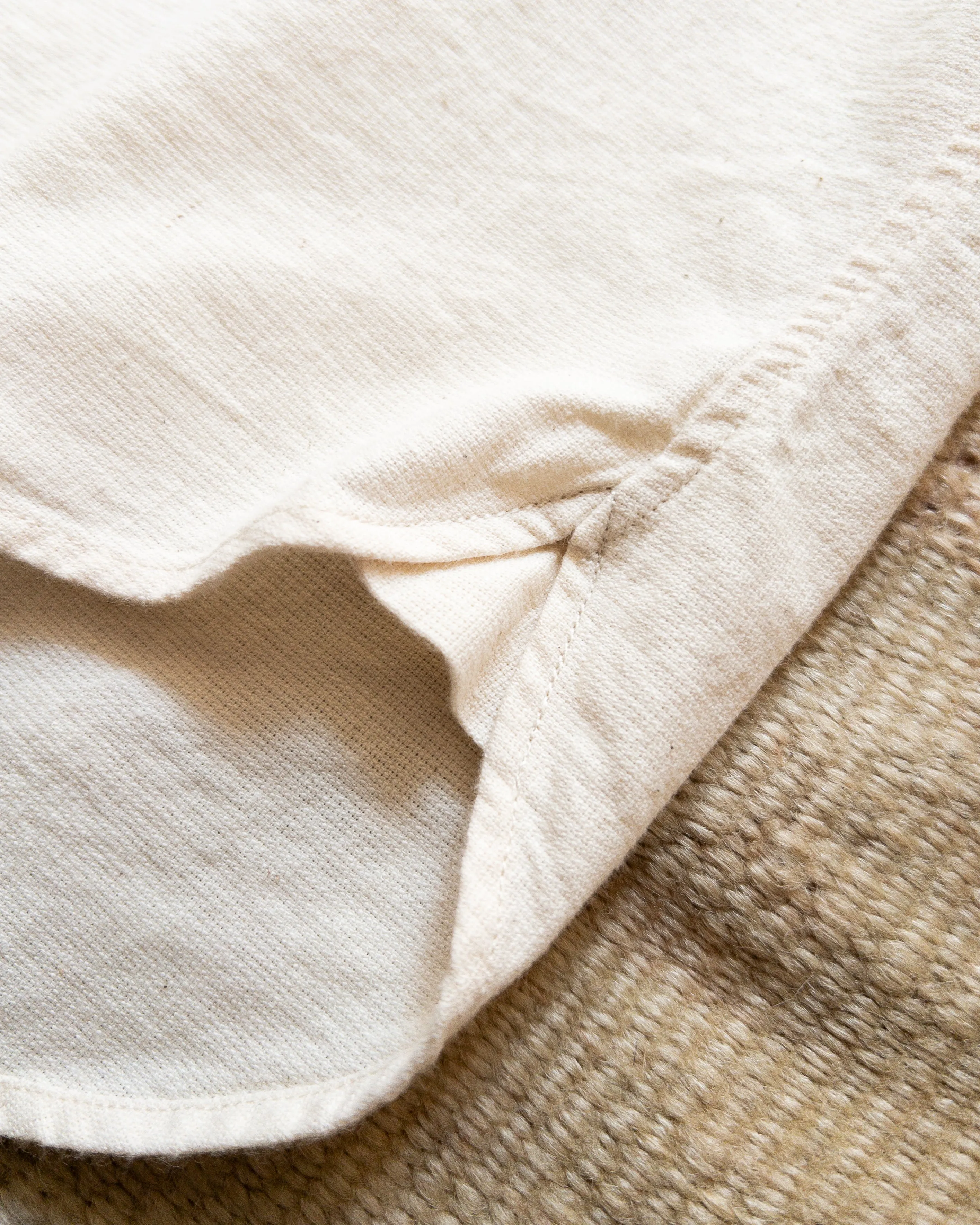 Aertex Half-Zip Shirt - Unbleached sold by Wythe NY product image thumbnail 4