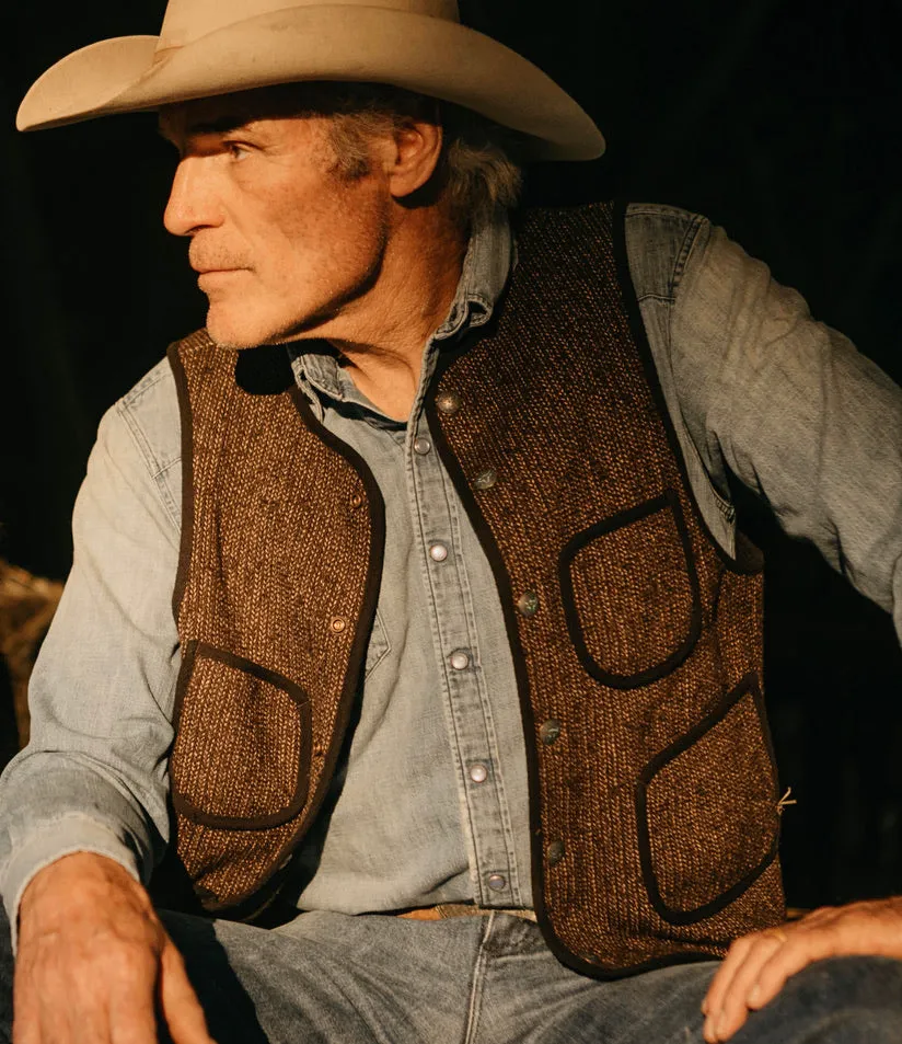 Beachcloth Vest - Brown sold by Wythe NY product image thumbnail 5