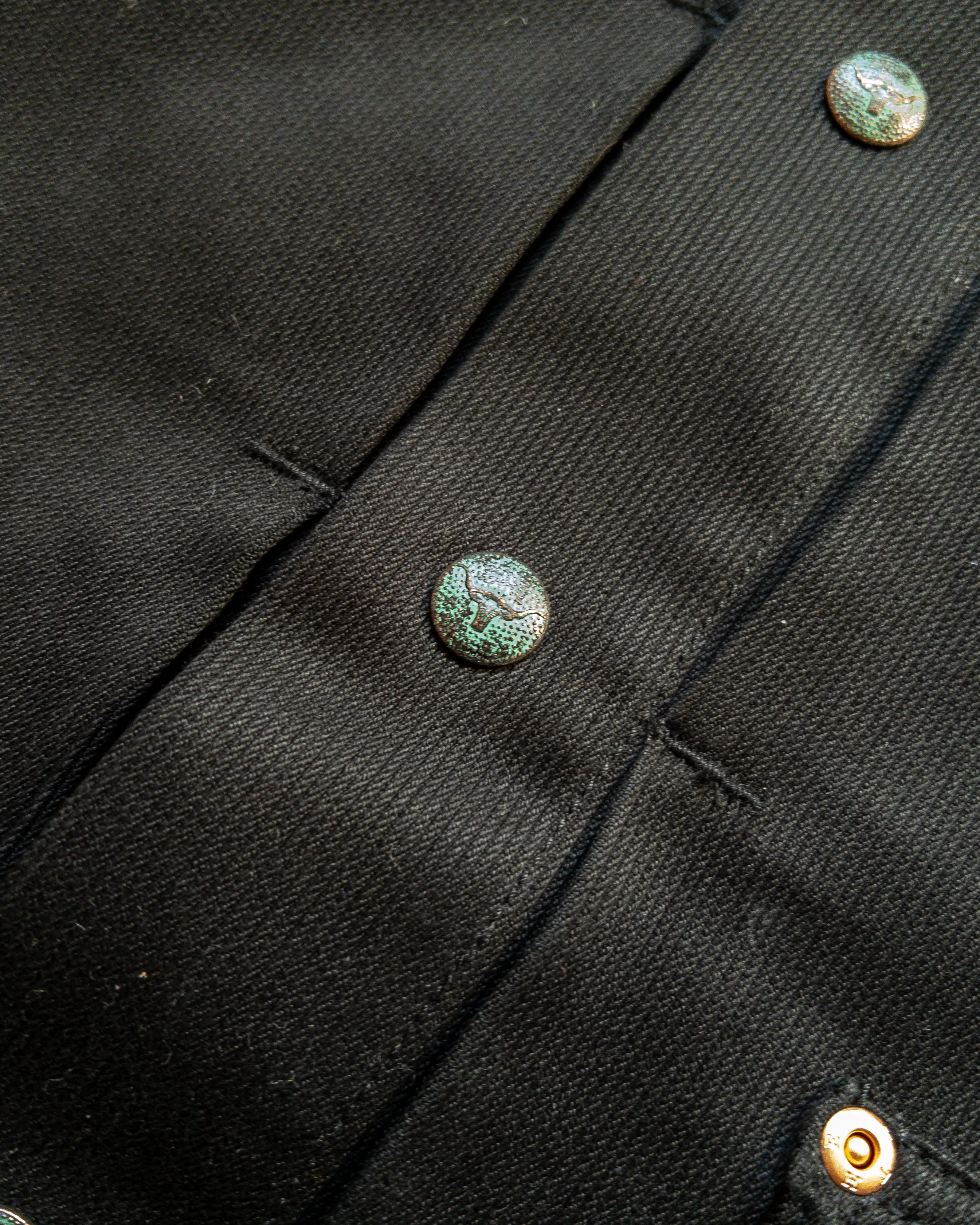 Embroidered Bedford Cord Ranch Jacket - Black sold by Wythe NY product image thumbnail 4