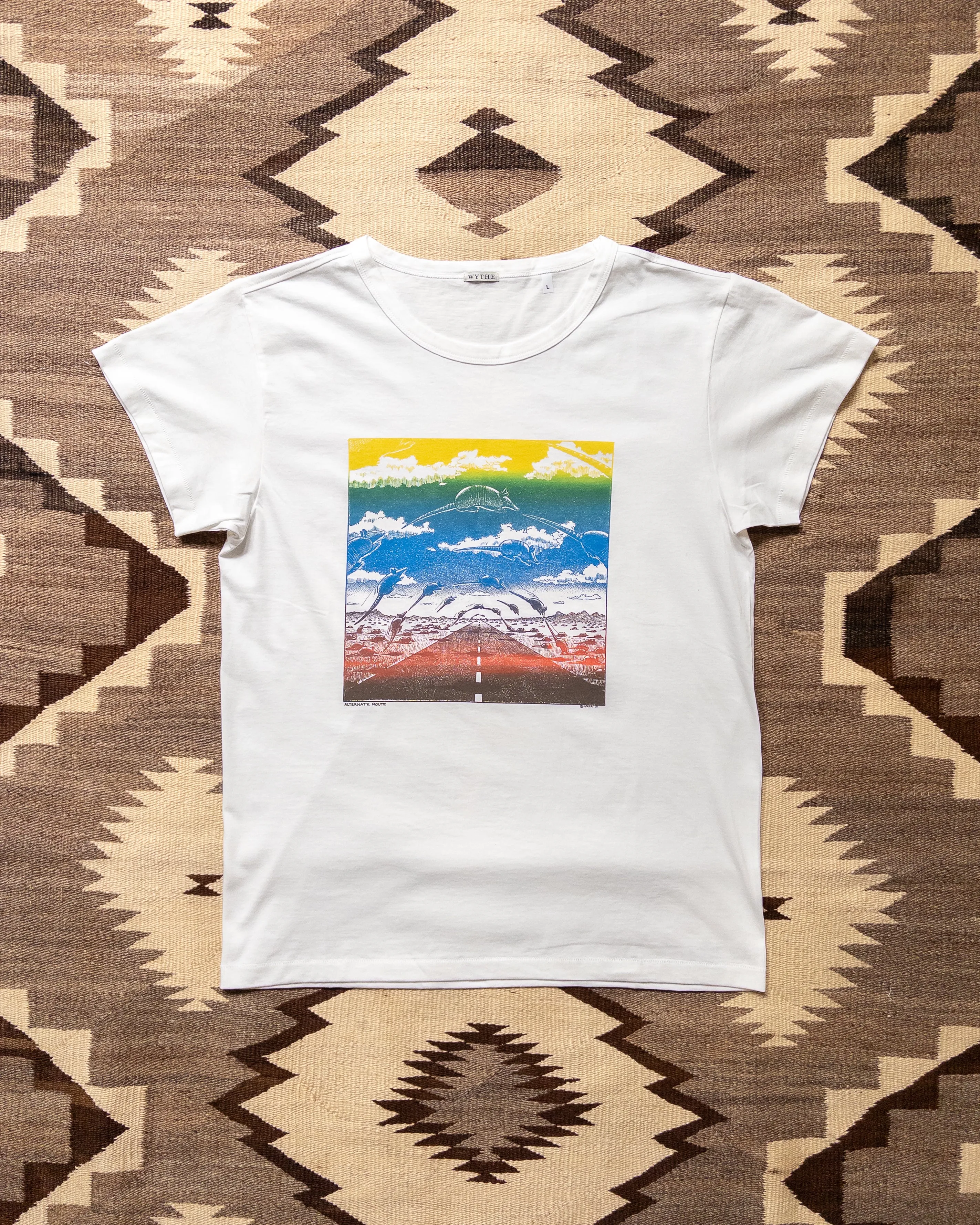 Jim Franklin Tubular T-Shirt - Alternate Route Color sold by Wythe NY
