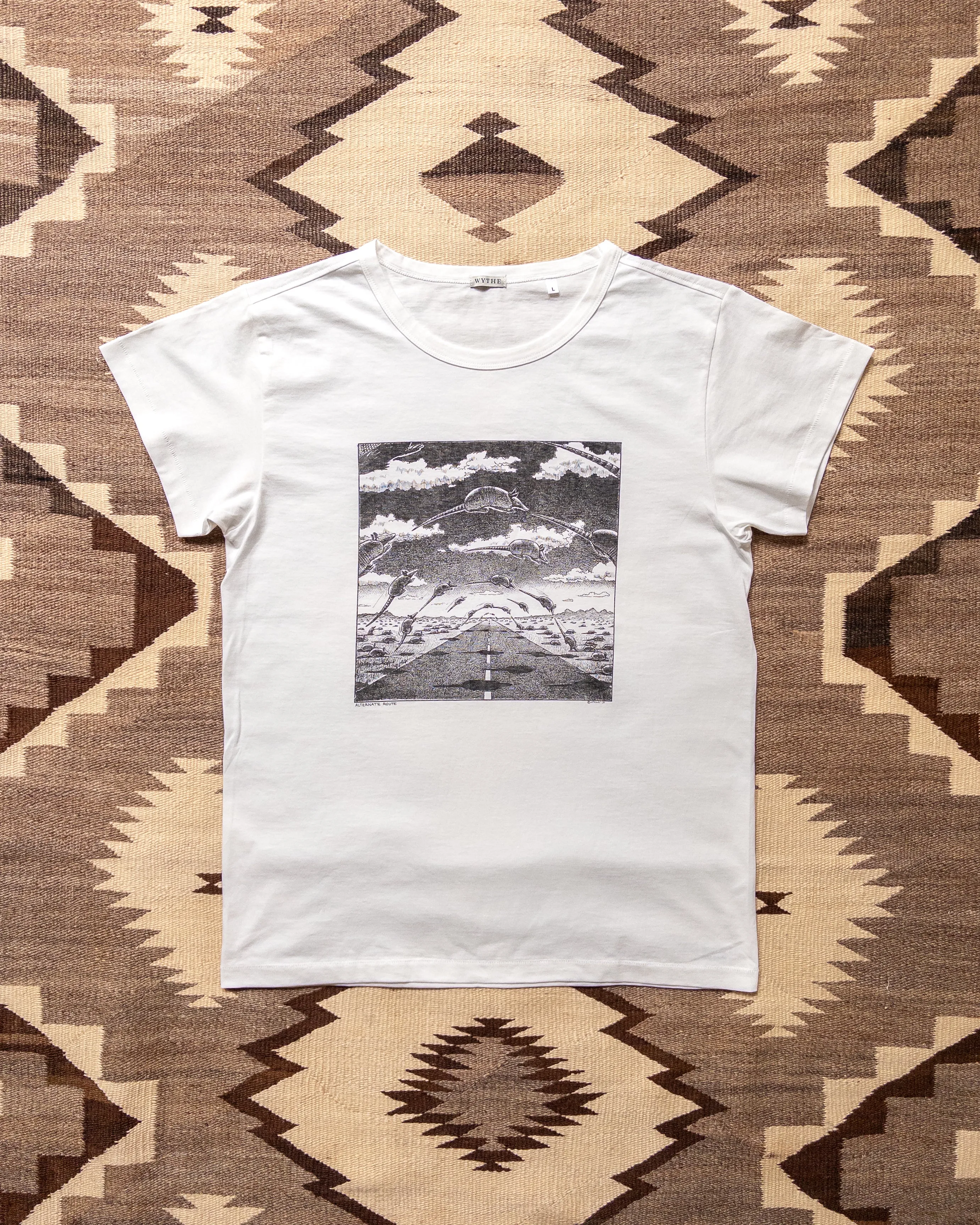 Jim Franklin Tubular T-Shirt - Alternate Route sold by Wythe NY