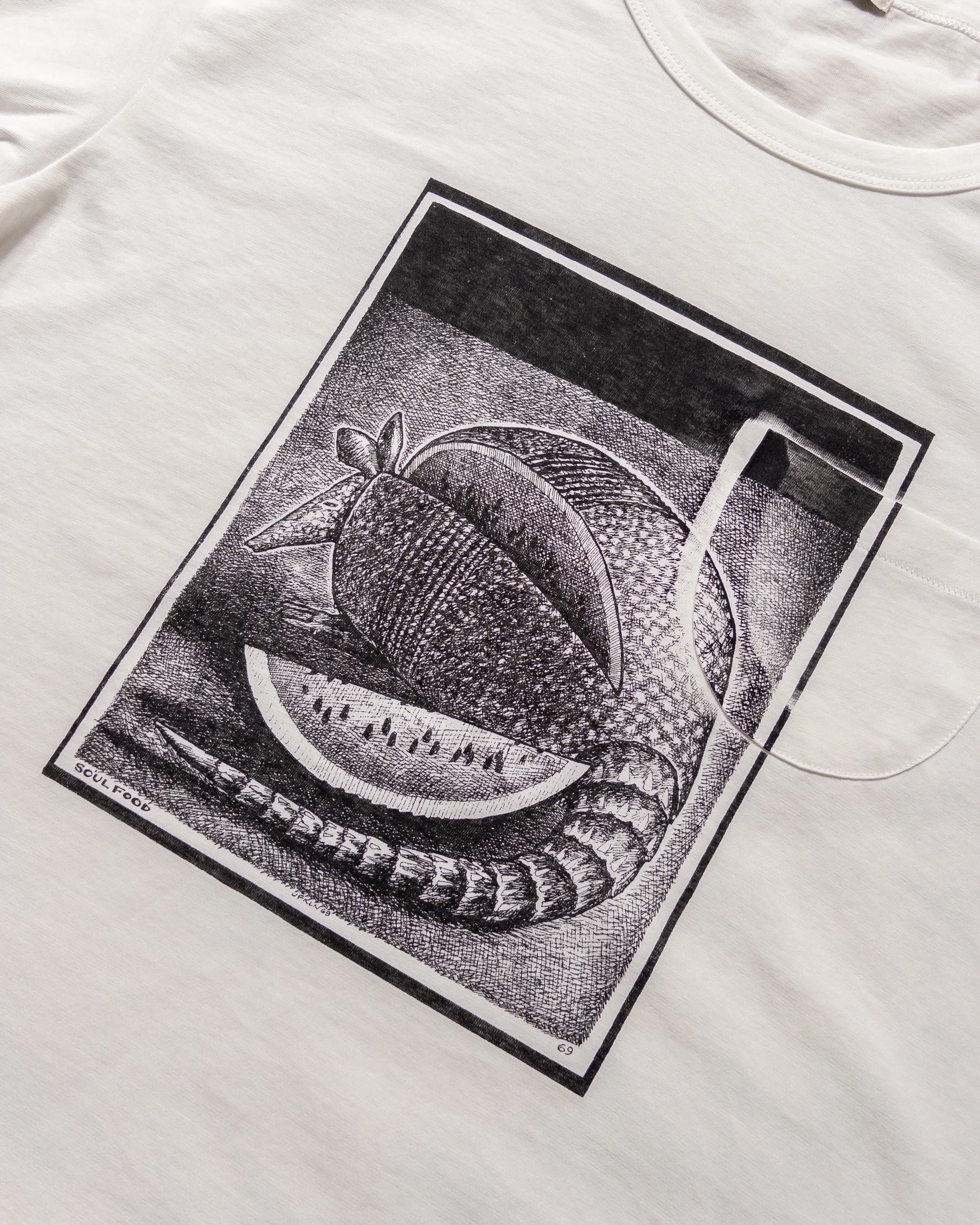 Jim Franklin Tubular Pocket T-Shirt - Soul Food sold by Wythe NY product image thumbnail 2