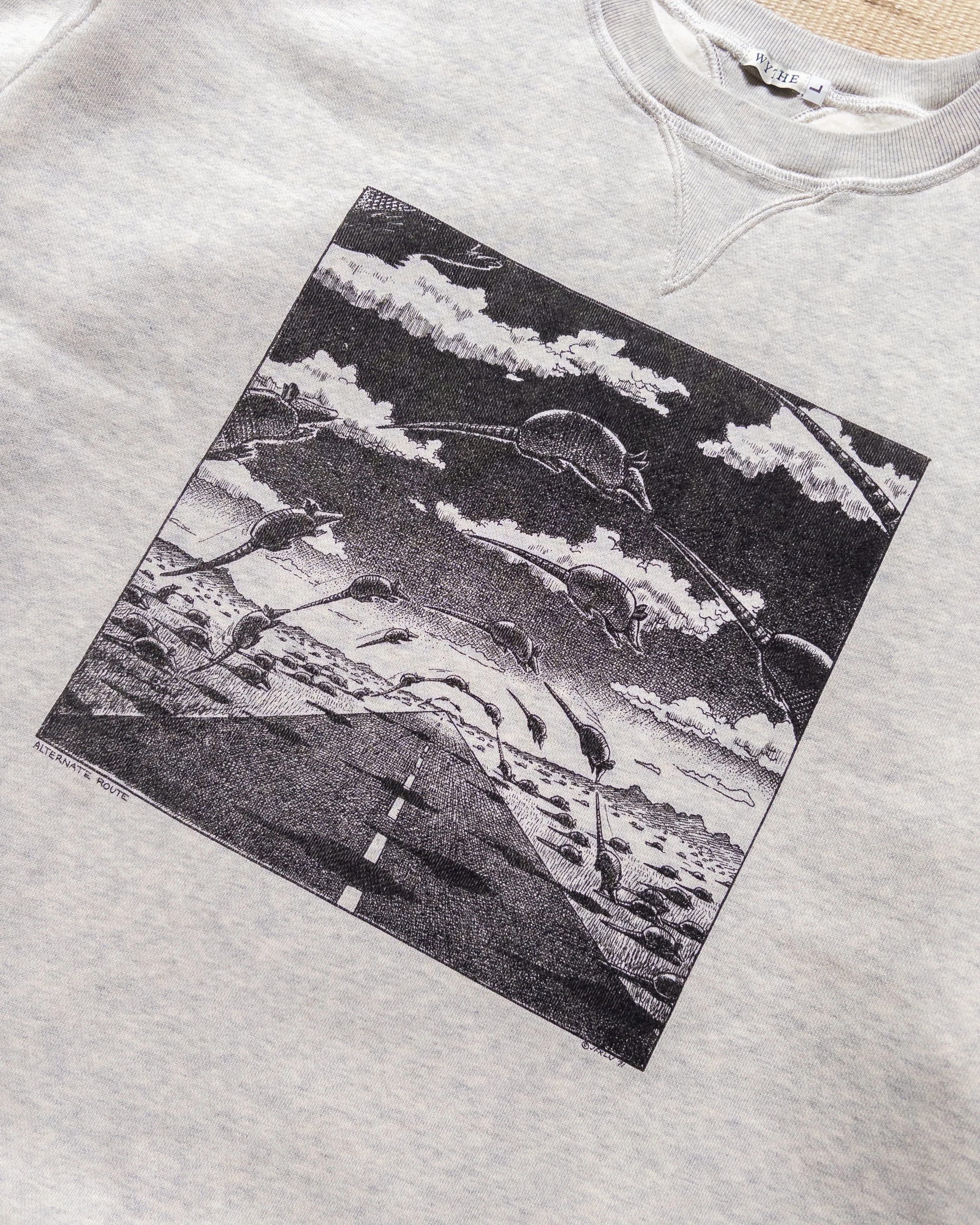 Jim Franklin Cotton Crewneck Sweatshirt - Alternate Route sold by Wythe NY product image thumbnail 2
