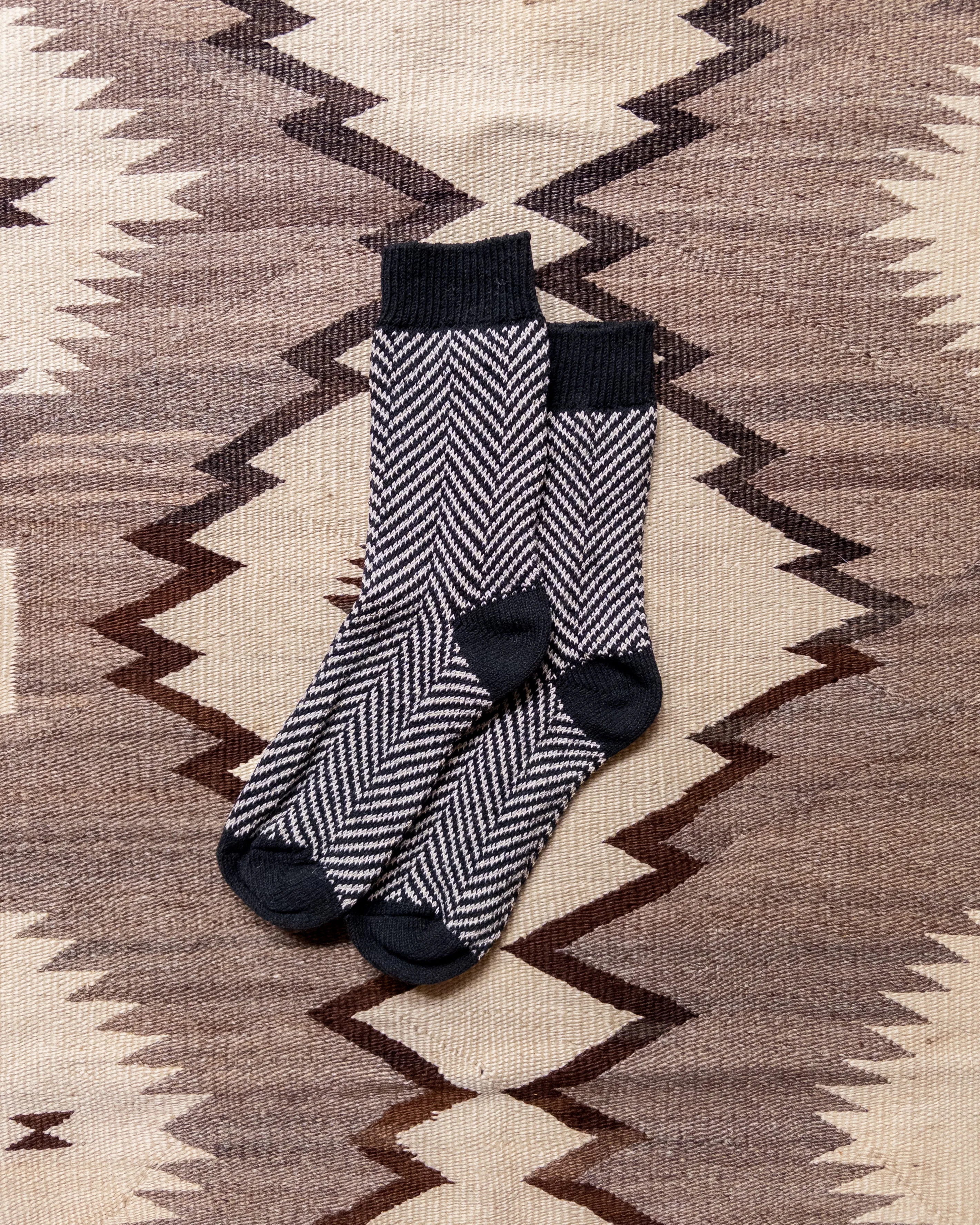 Recycled Wool Camp Socks - Grey sold by Wythe NY