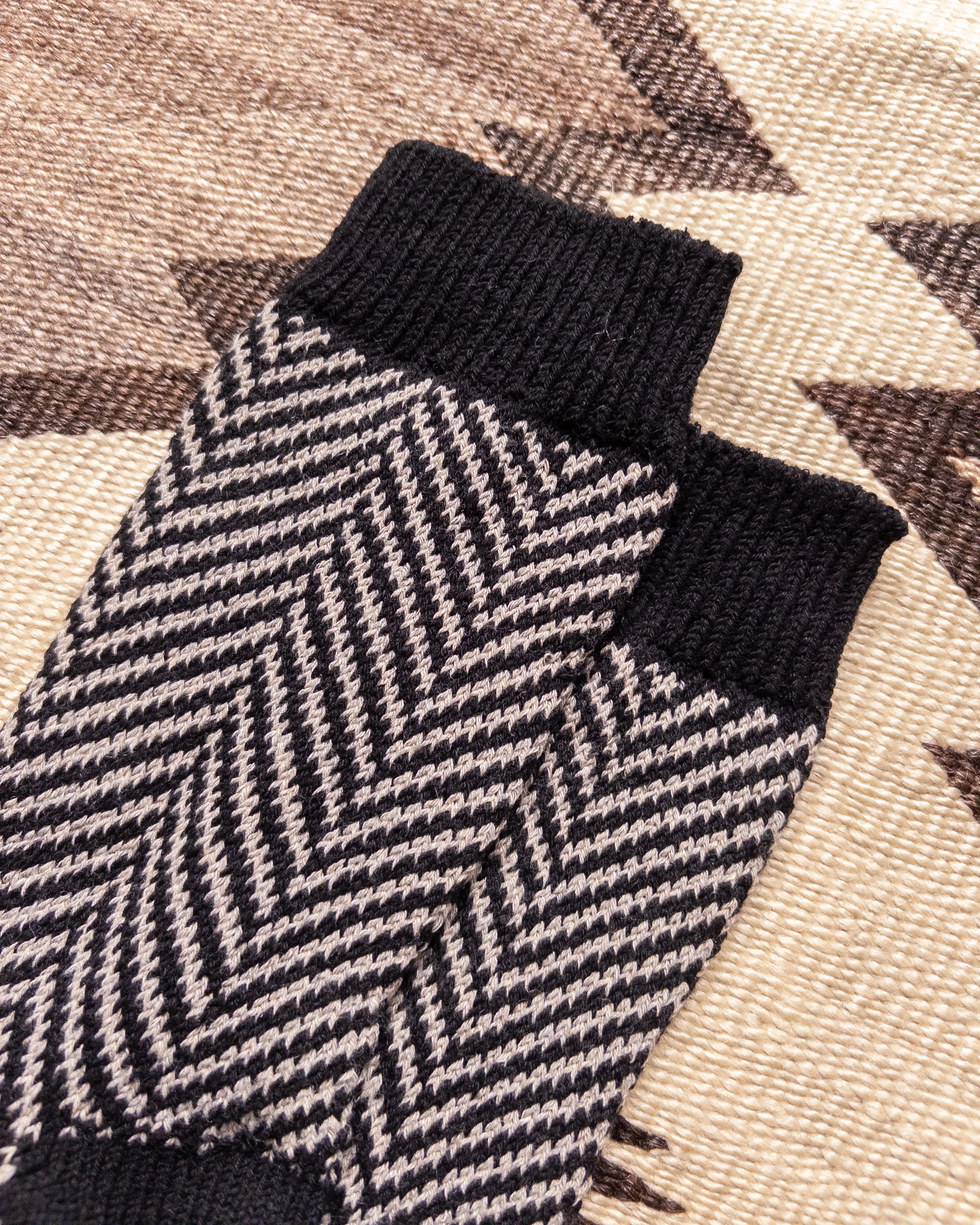 Recycled Wool Camp Socks - Grey sold by Wythe NY product image thumbnail 3