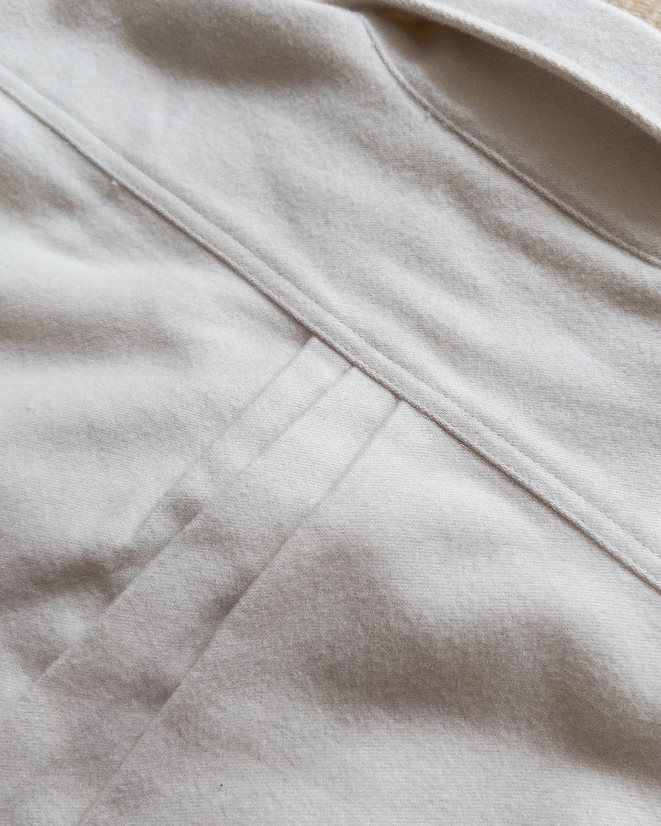 Moleskin Officer's Shirt - Alabaster sold by Wythe NY product image thumbnail 5