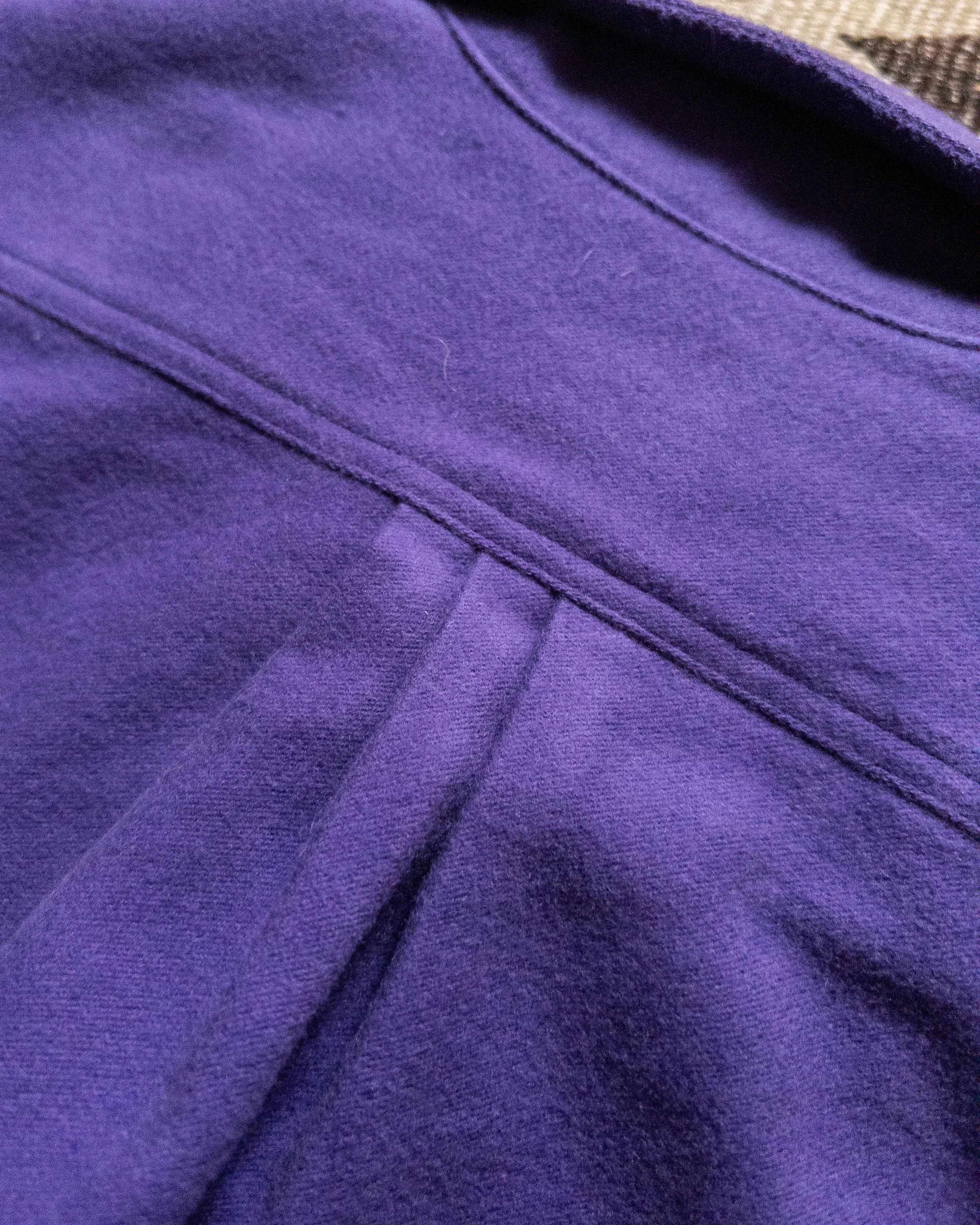 Moleskin Officer's Shirt - Purple sold by Wythe NY product image thumbnail 5