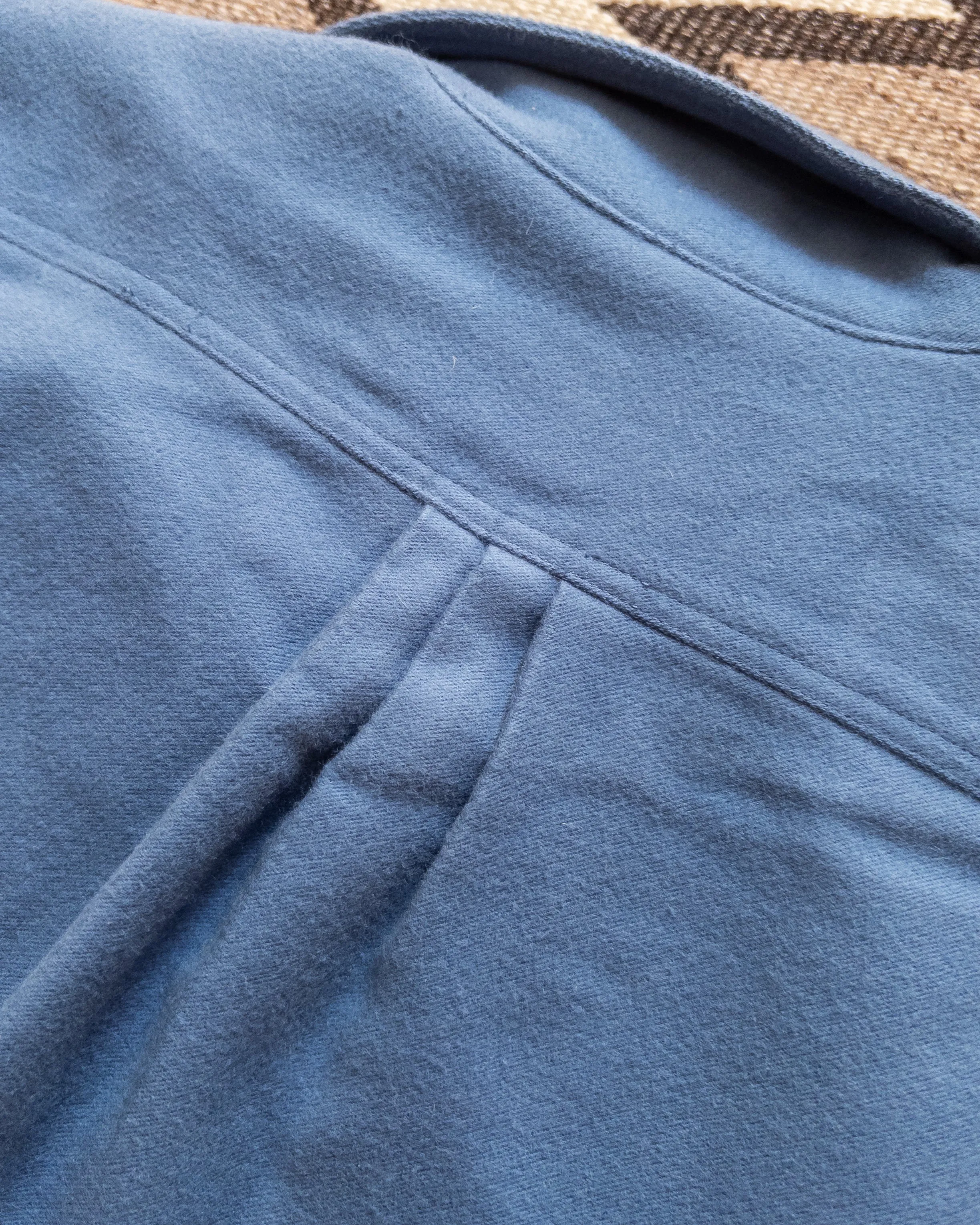 Moleskin Officer's Shirt - River Blue sold by Wythe NY product image thumbnail 5